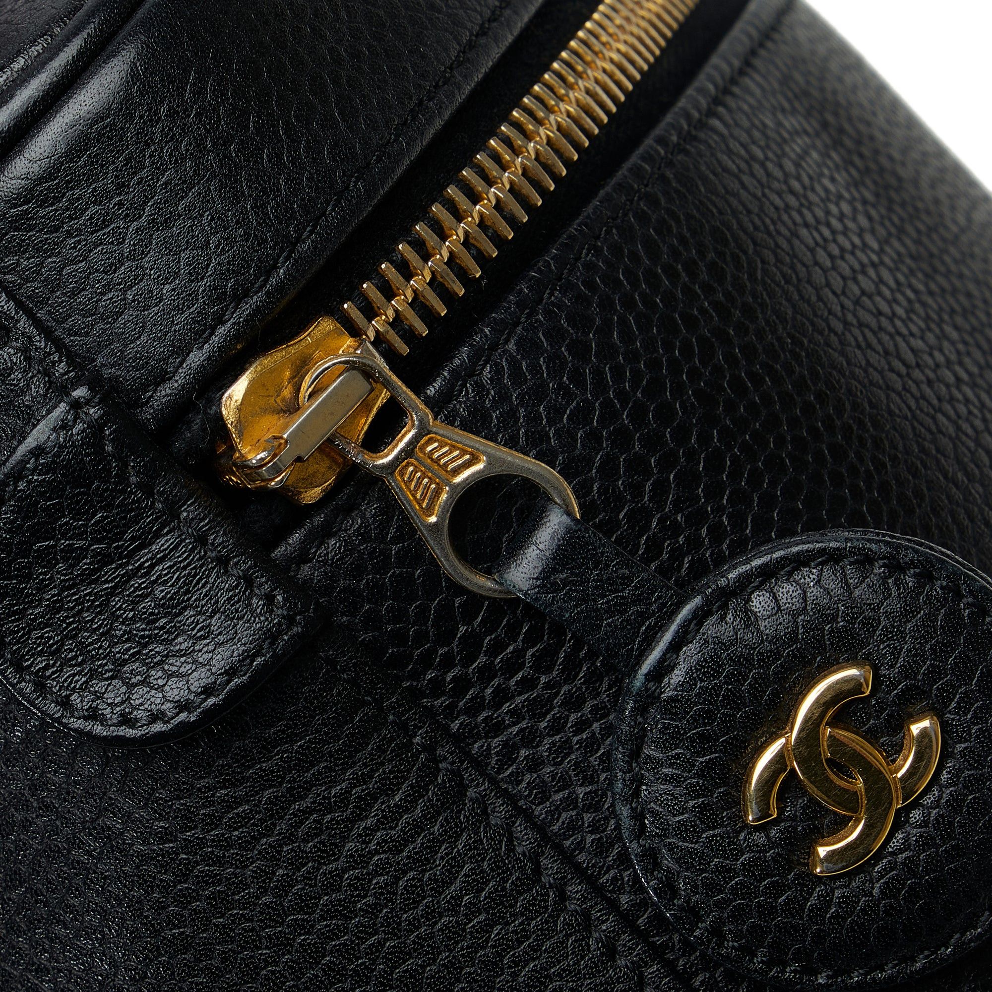 Chanel Chanel CC Caviar Vanity Bag Black Size ONE SIZE - 9 Thumbnail