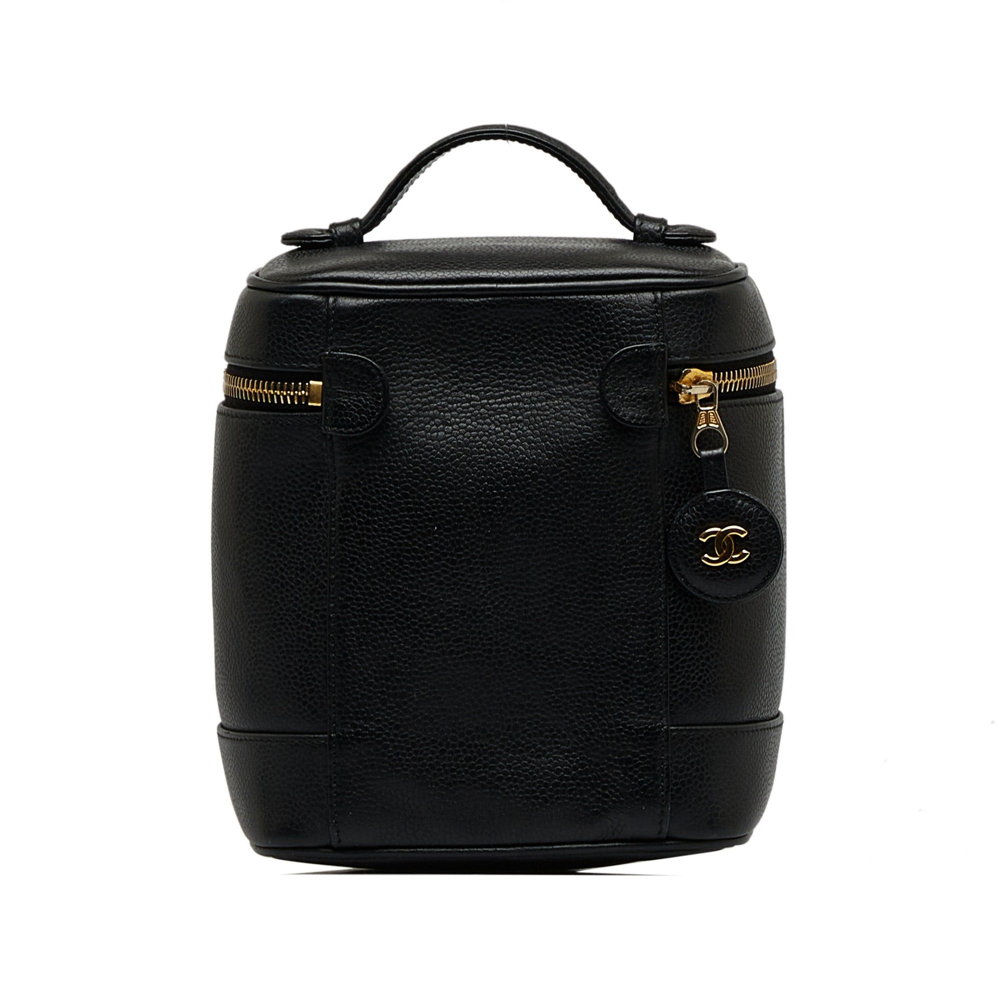 Chanel Chanel CC Caviar Vanity Bag Black Size ONE SIZE - 3 Thumbnail