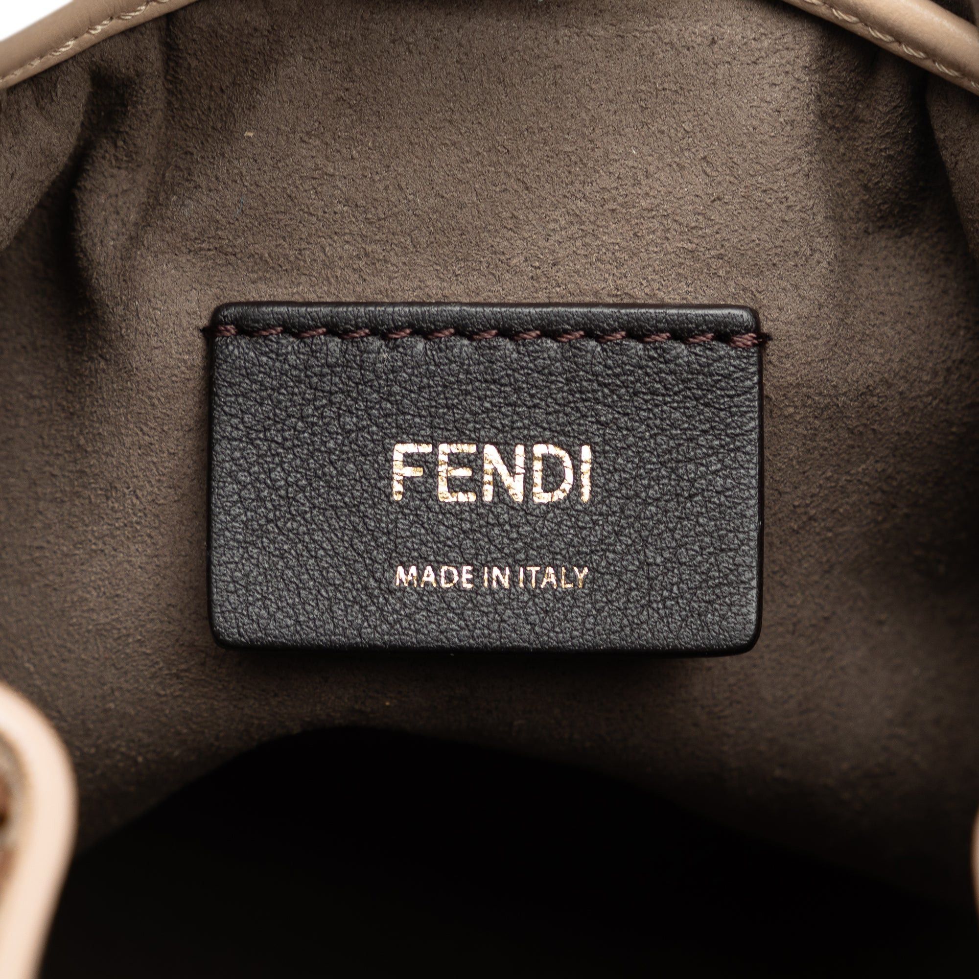 Fendi Fendi Shearling Mini Mon Tresor Bucket Bag Pink Size ONE SIZE - 6 Thumbnail