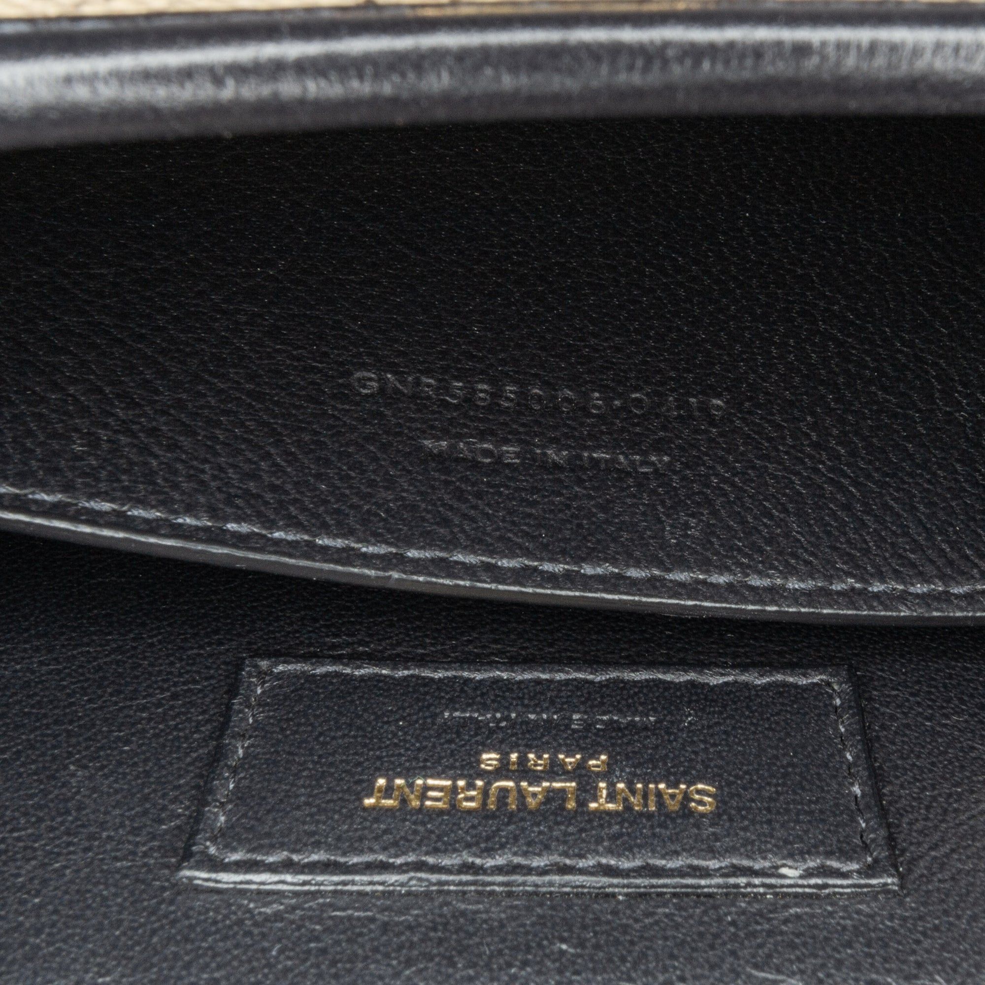 Saint Laurent Paris Saint Laurent Medium Canvas Monogram All Over Crossbody Brown Size ONE SIZE - 7 Thumbnail