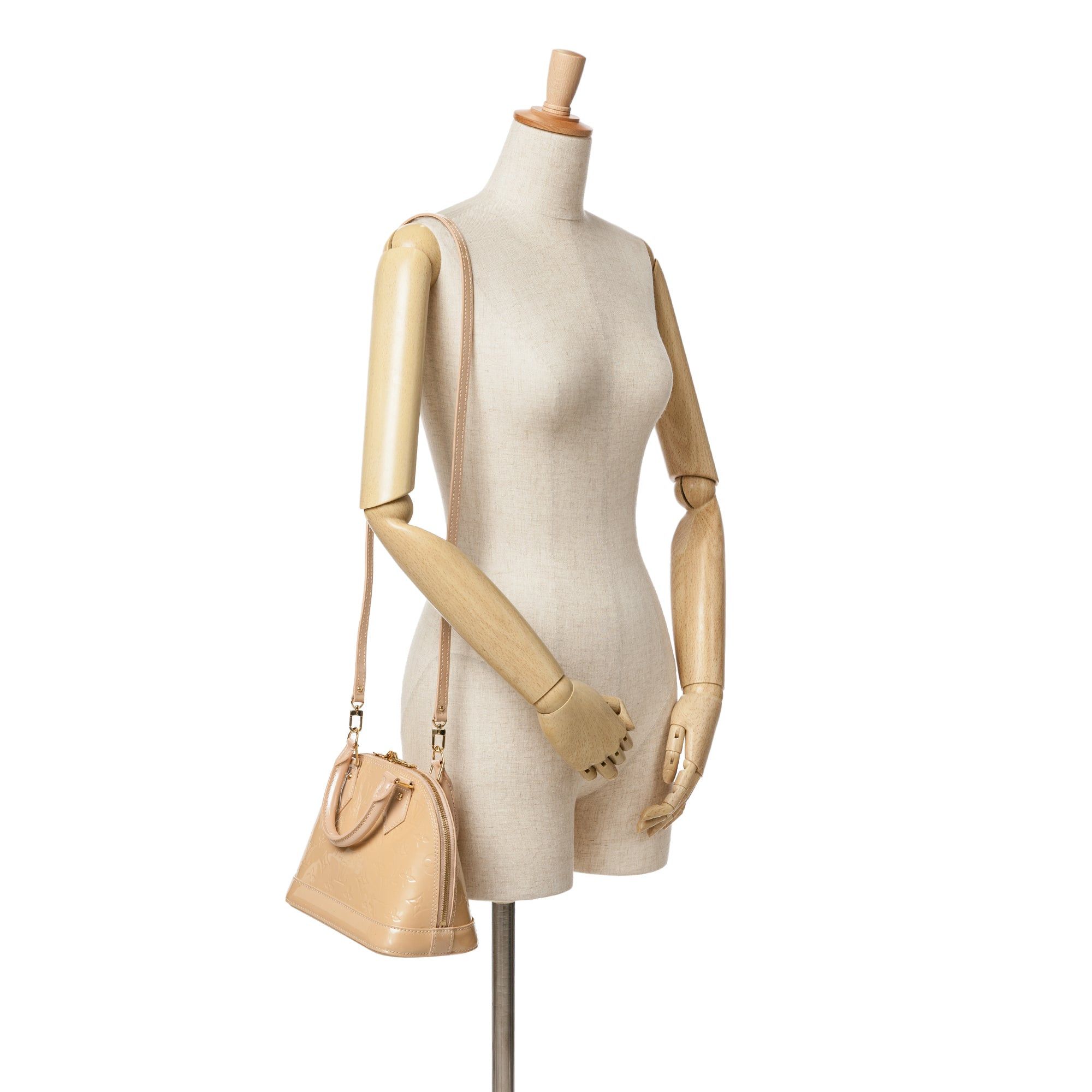 Louis Vuitton Louis Vuitton Monogram Vernis Alma BB Brown Size ONE SIZE - 9 Thumbnail