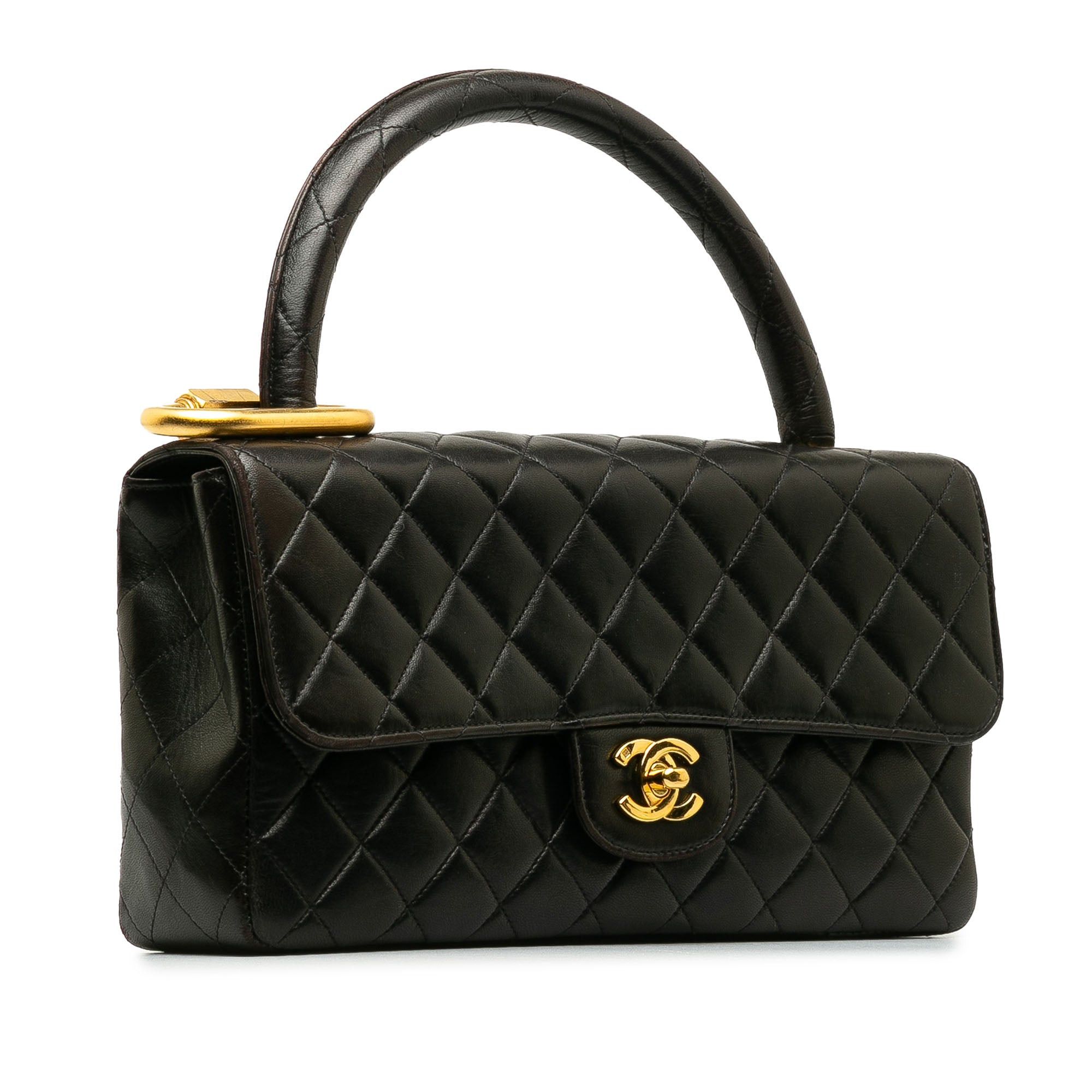 Chanel Chanel Classic Lambskin Kelly Flap Bag Set Black Size ONE SIZE - 6 Thumbnail
