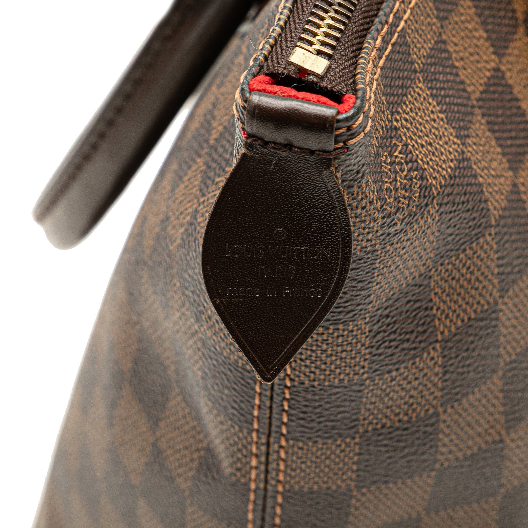 Louis Vuitton Louis Vuitton Damier Ebene Saleya PM Brown Size ONE SIZE - 7 Thumbnail