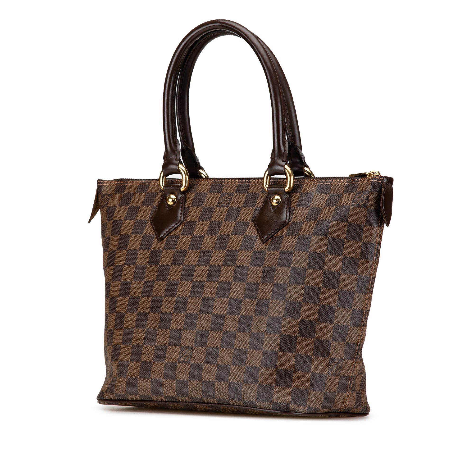 Louis Vuitton Louis Vuitton Damier Ebene Saleya PM Brown Size ONE SIZE - 2 Thumbnail