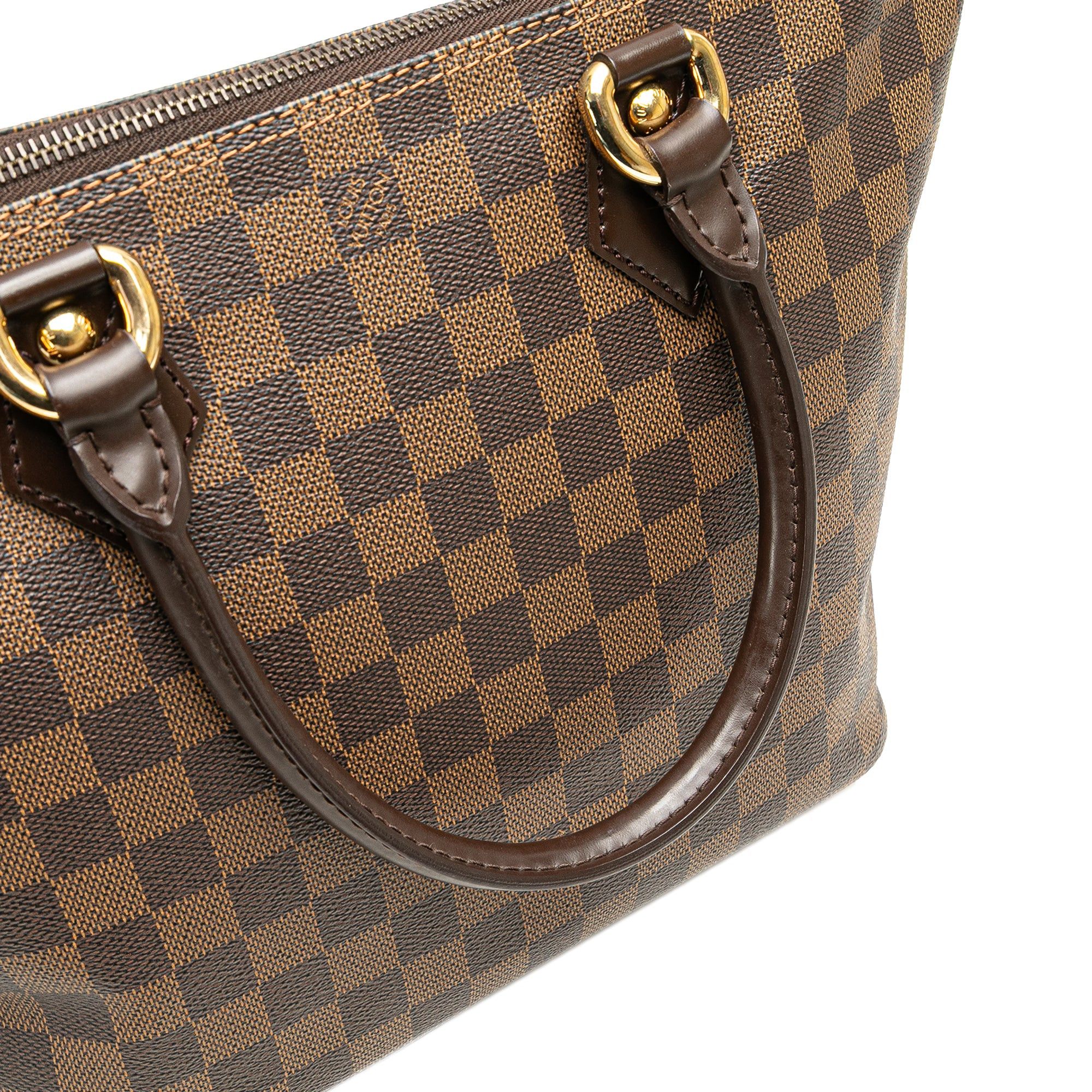 Louis Vuitton Louis Vuitton Damier Ebene Saleya PM Brown Size ONE SIZE - 9 Thumbnail