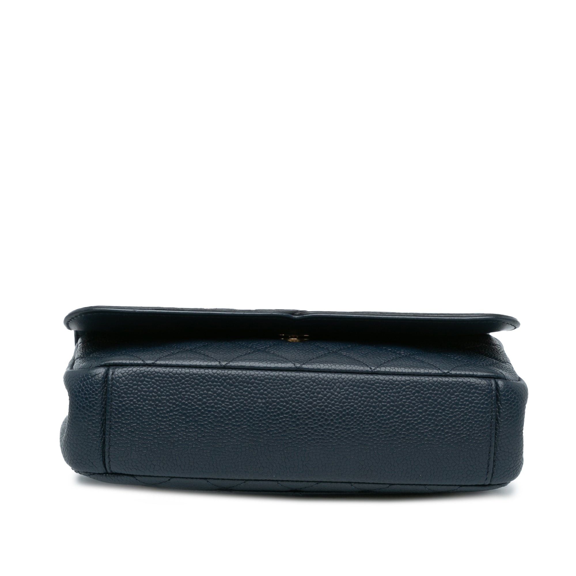 Chanel Chanel Small Bicolor Caviar CC Filigree Flap Blue Size ONE SIZE - 3 Thumbnail