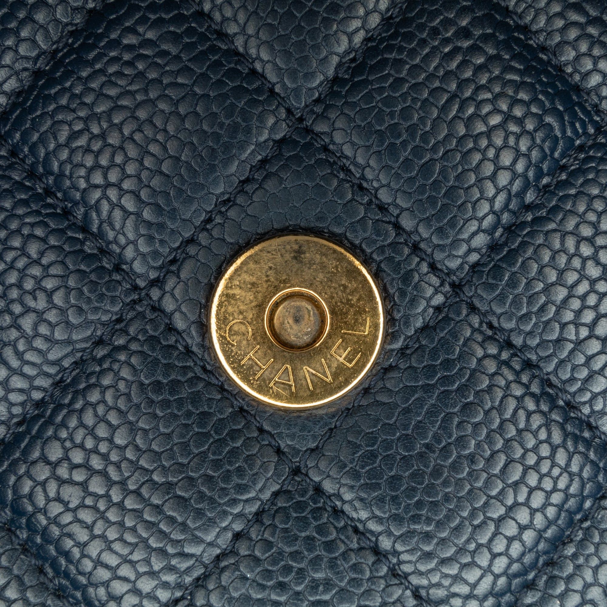 Chanel Chanel Small Bicolor Caviar CC Filigree Flap Blue Size ONE SIZE - 10 Thumbnail