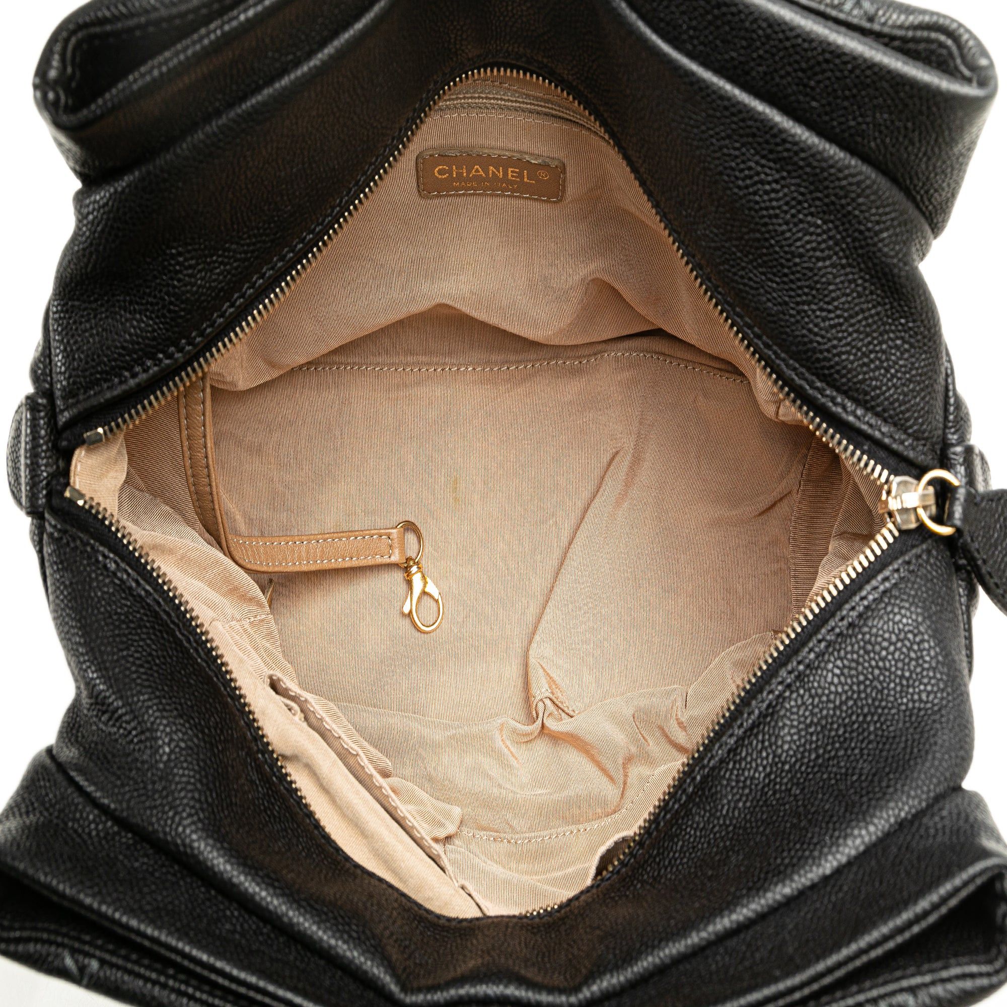 Chanel Chanel CC Caviar Wild Stitch Tote Black Size ONE SIZE - 4 Thumbnail