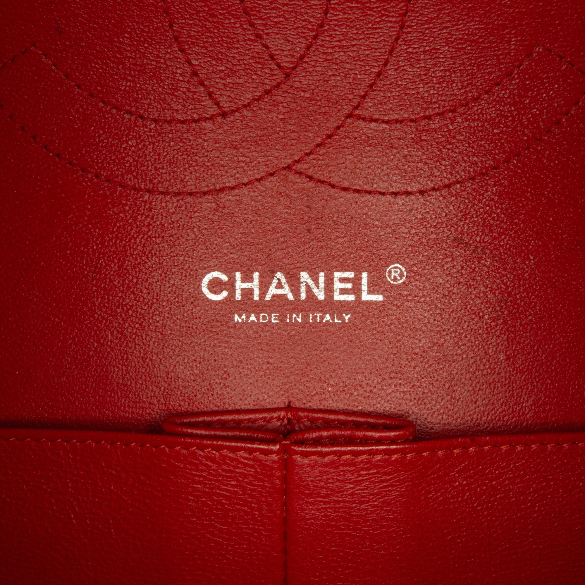 Chanel Chanel Jumbo Classic Lambskin Double Flap Orange Size ONE SIZE - 7 Thumbnail