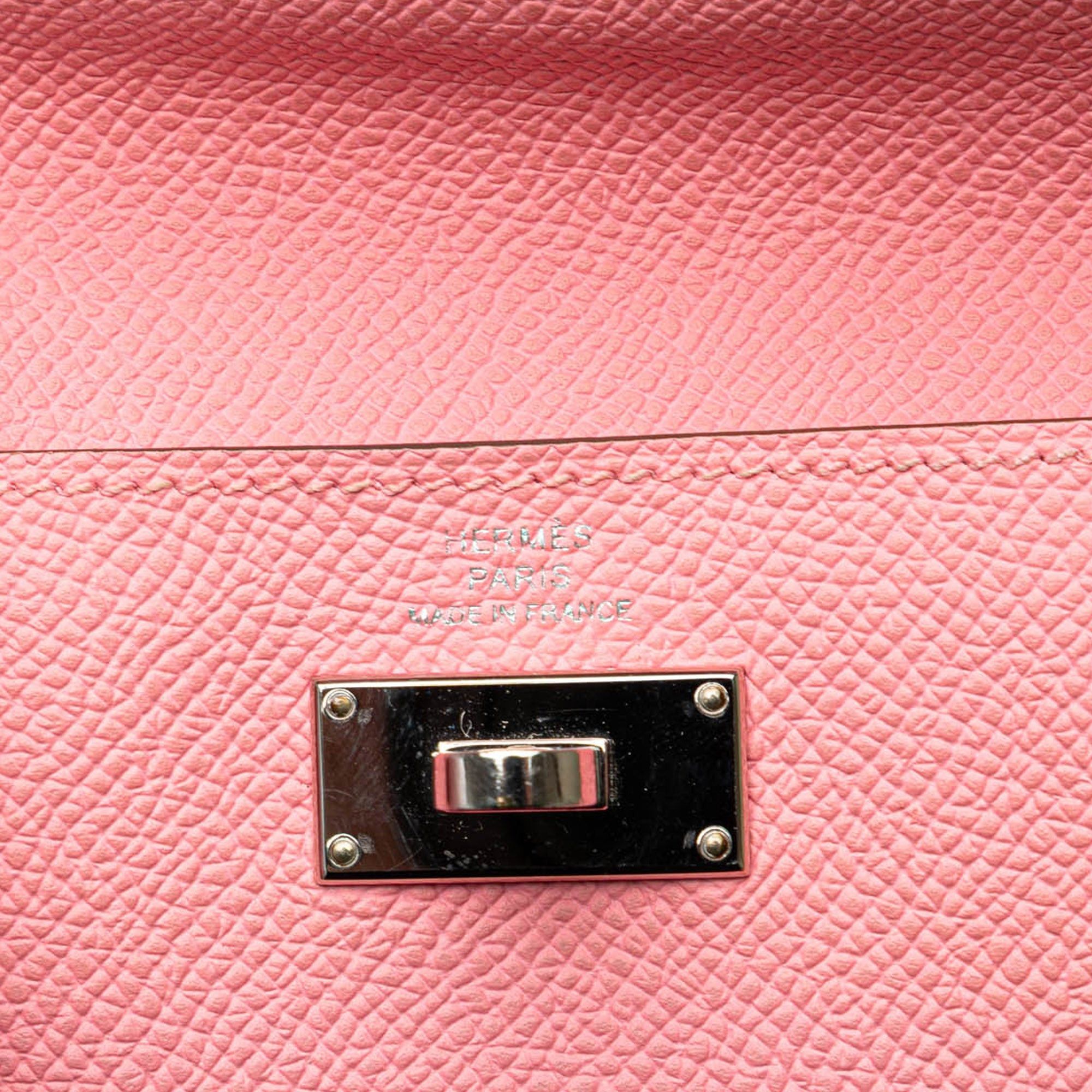 Hermes Hermès Epsom Kelly Pocket Compact Wallet Pink Size ONE SIZE - 6 Thumbnail
