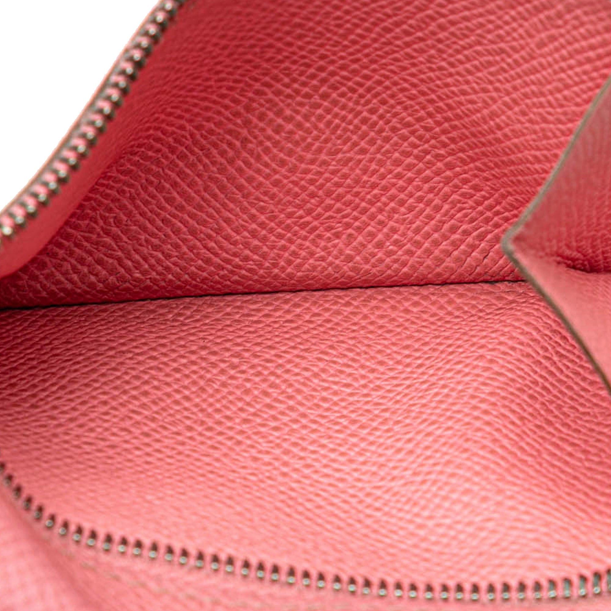Hermes Hermès Epsom Kelly Pocket Compact Wallet Pink Size ONE SIZE - 5 Thumbnail