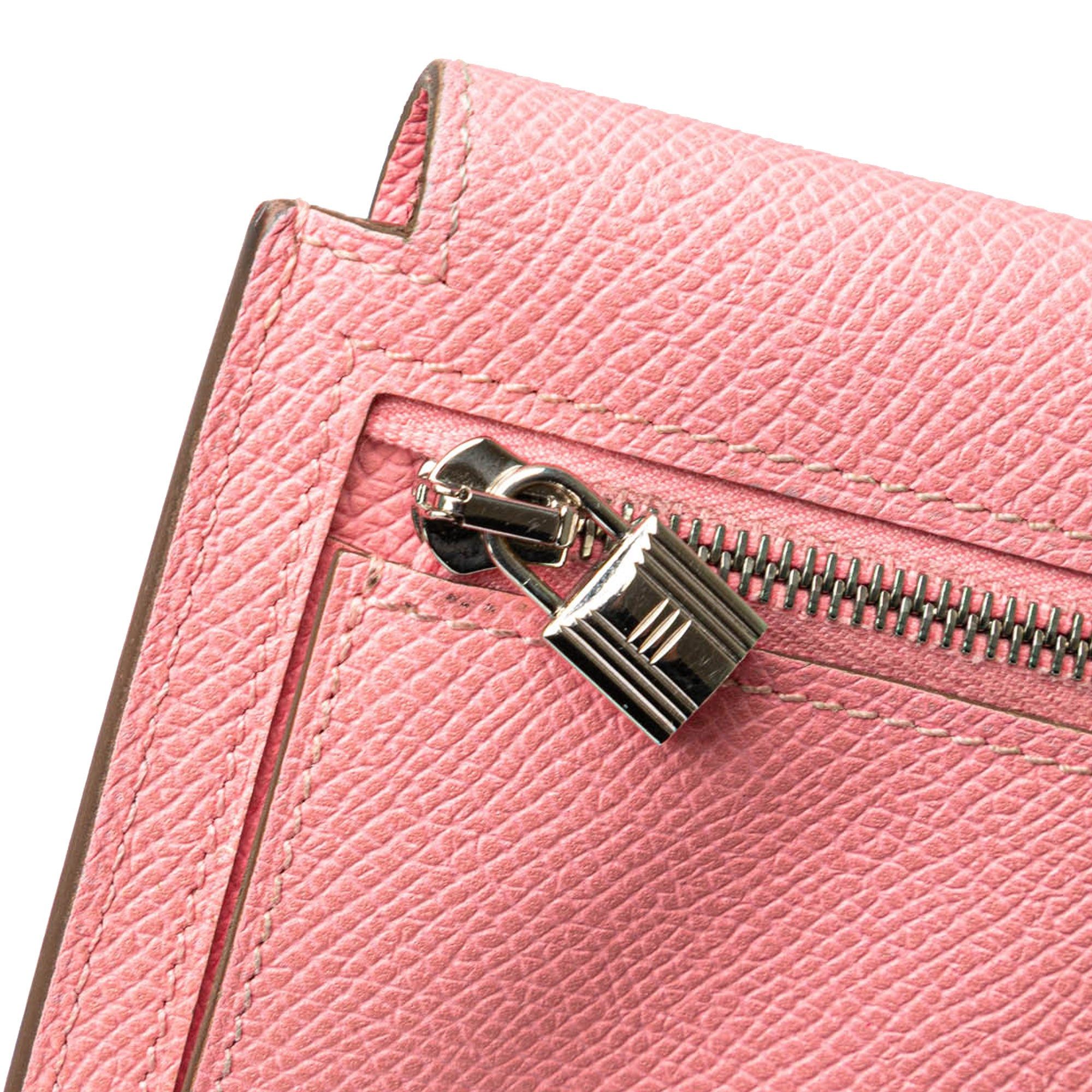 Hermes Hermès Epsom Kelly Pocket Compact Wallet Pink Size ONE SIZE - 8 Thumbnail