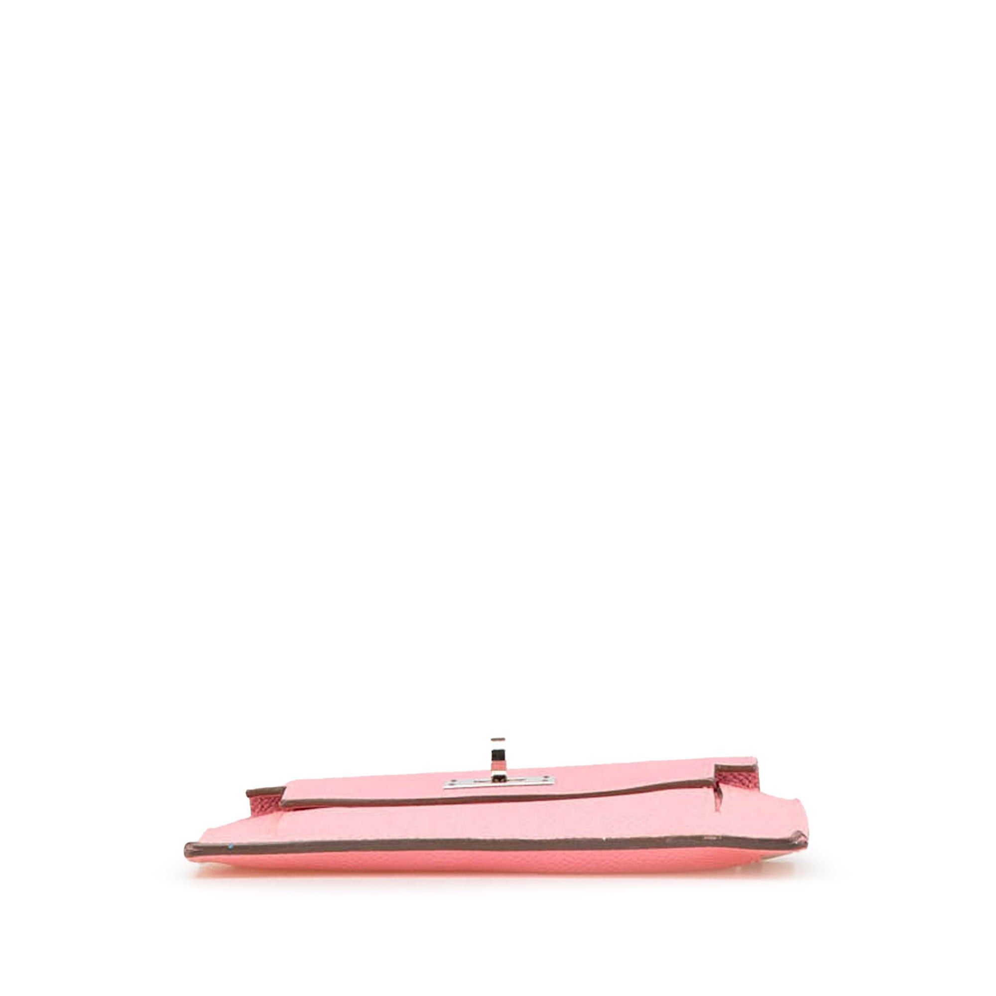 Hermes Hermès Epsom Kelly Pocket Compact Wallet Pink Size ONE SIZE - 3 Thumbnail