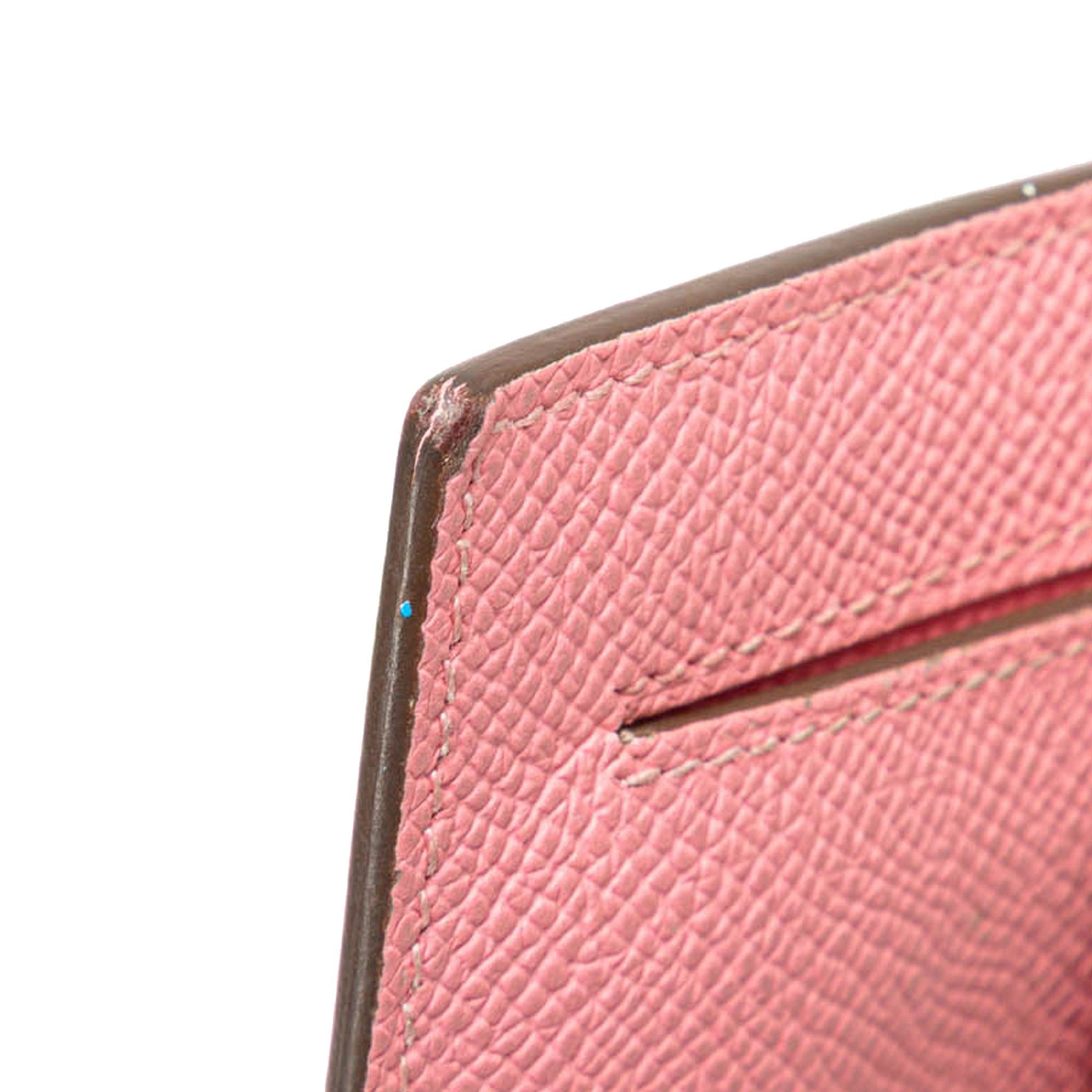 Hermes Hermès Epsom Kelly Pocket Compact Wallet Pink Size ONE SIZE - 11 Thumbnail