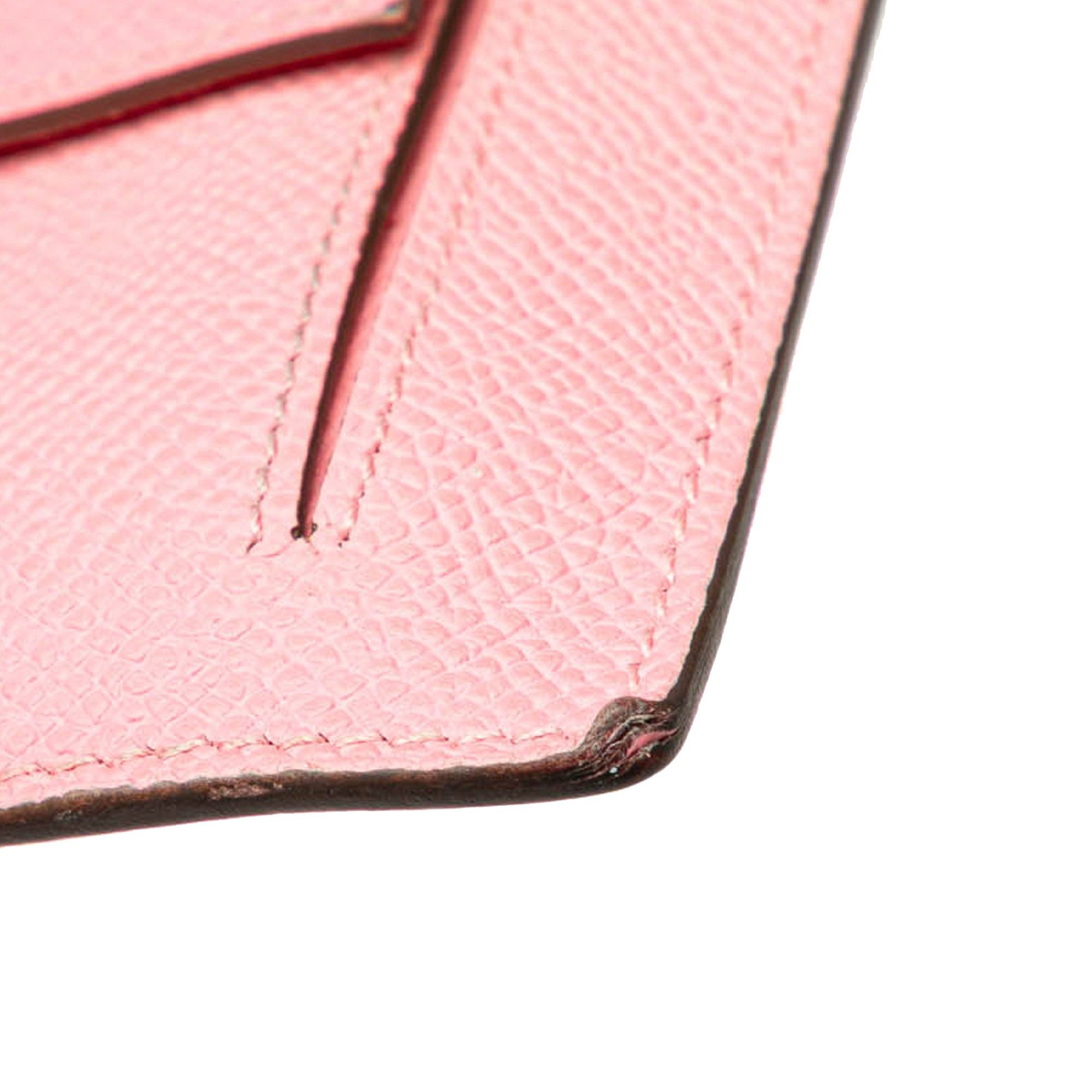Hermes Hermès Epsom Kelly Pocket Compact Wallet Pink Size ONE SIZE - 12 Thumbnail