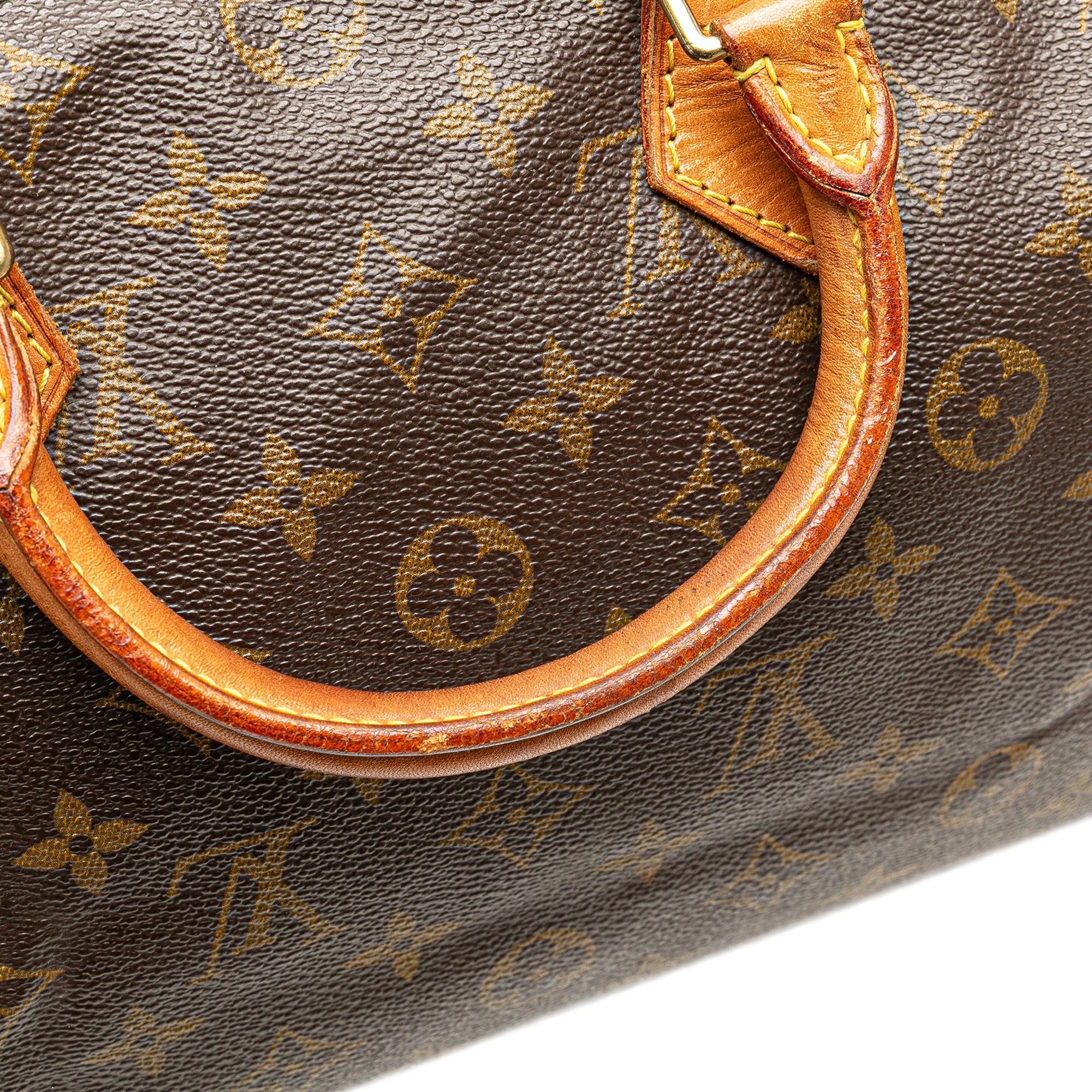 Louis Vuitton Louis Vuitton Monogram Speedy 30 Brown Size ONE SIZE - 10 Thumbnail