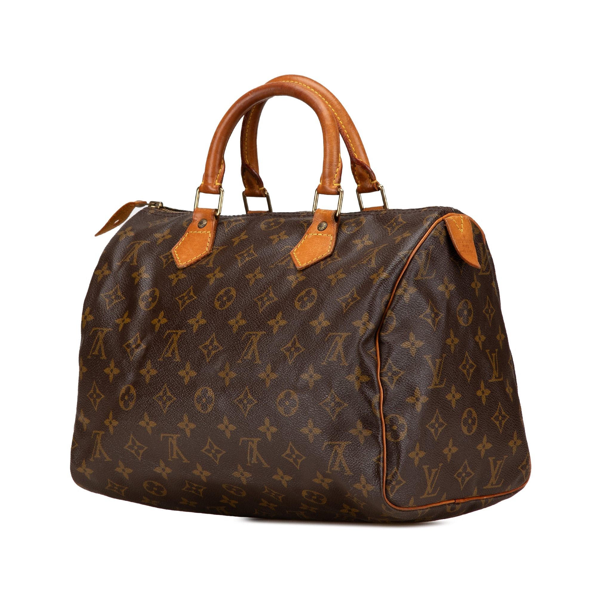 Louis Vuitton Louis Vuitton Monogram Speedy 30 Brown Size ONE SIZE - 2 Thumbnail