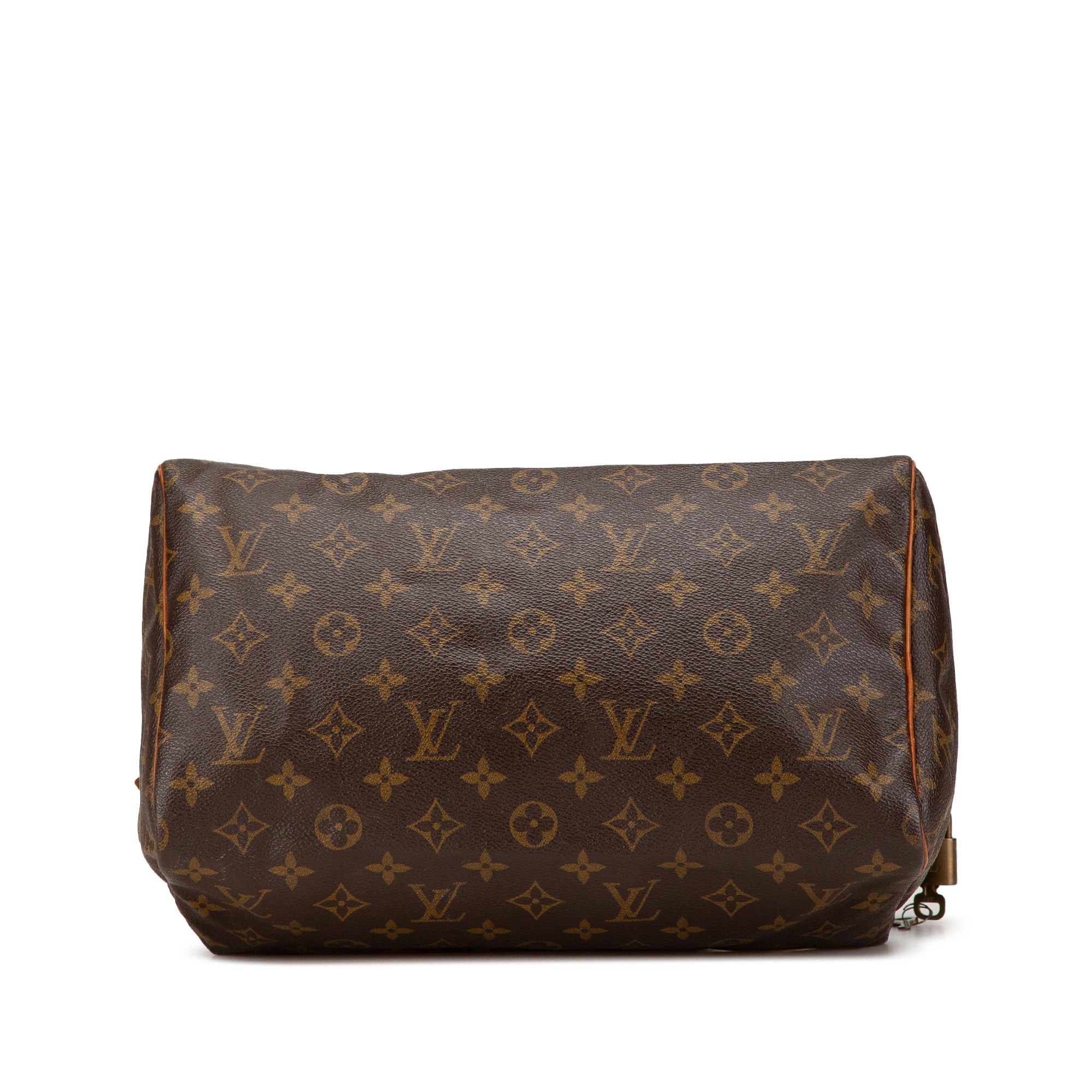 Louis Vuitton Louis Vuitton Monogram Speedy 30 Brown Size ONE SIZE - 3 Thumbnail