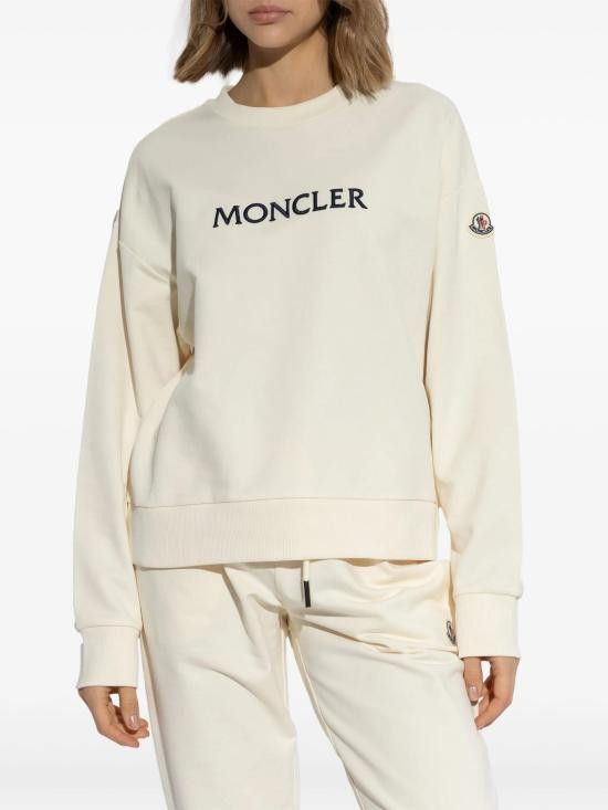 Moncler MONCLER Women Tops K10938G0001689A1K 037 WHITE Size US M / EU 48-50 / 2 - 3 Thumbnail