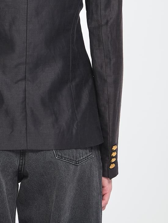 Celine CELINE Women Jackets 97636 BLACK Size S / US 4 / IT 40 - 4 Thumbnail