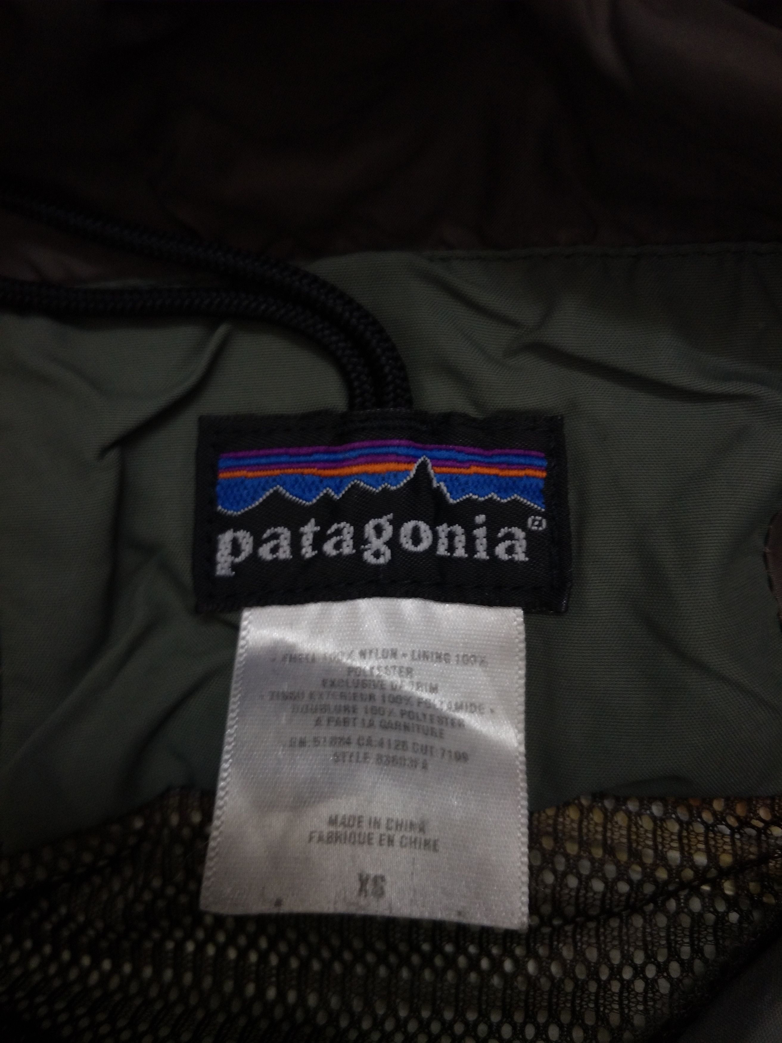 Patagonia Gore-Tex Windbreaker Hoodie Army Green Raglan Size US S / EU 44-46 / 1 - 10 Thumbnail