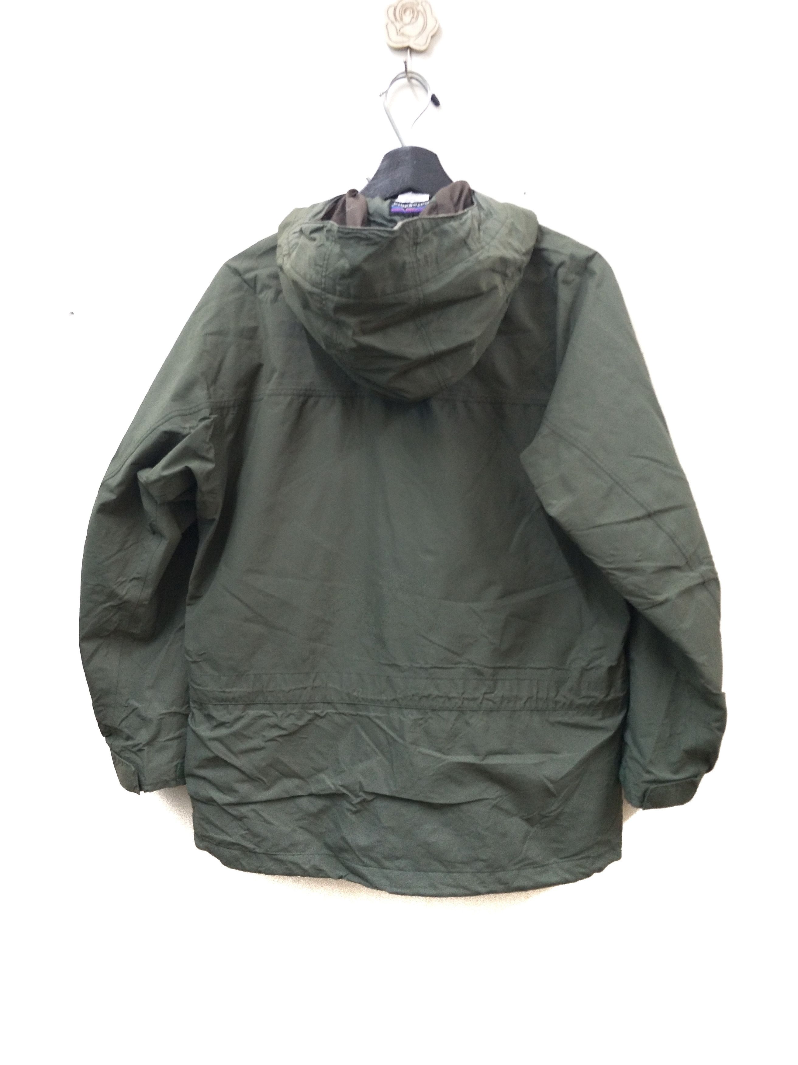 Patagonia Gore-Tex Windbreaker Hoodie Army Green Raglan Size US S / EU 44-46 / 1 - 2 Thumbnail