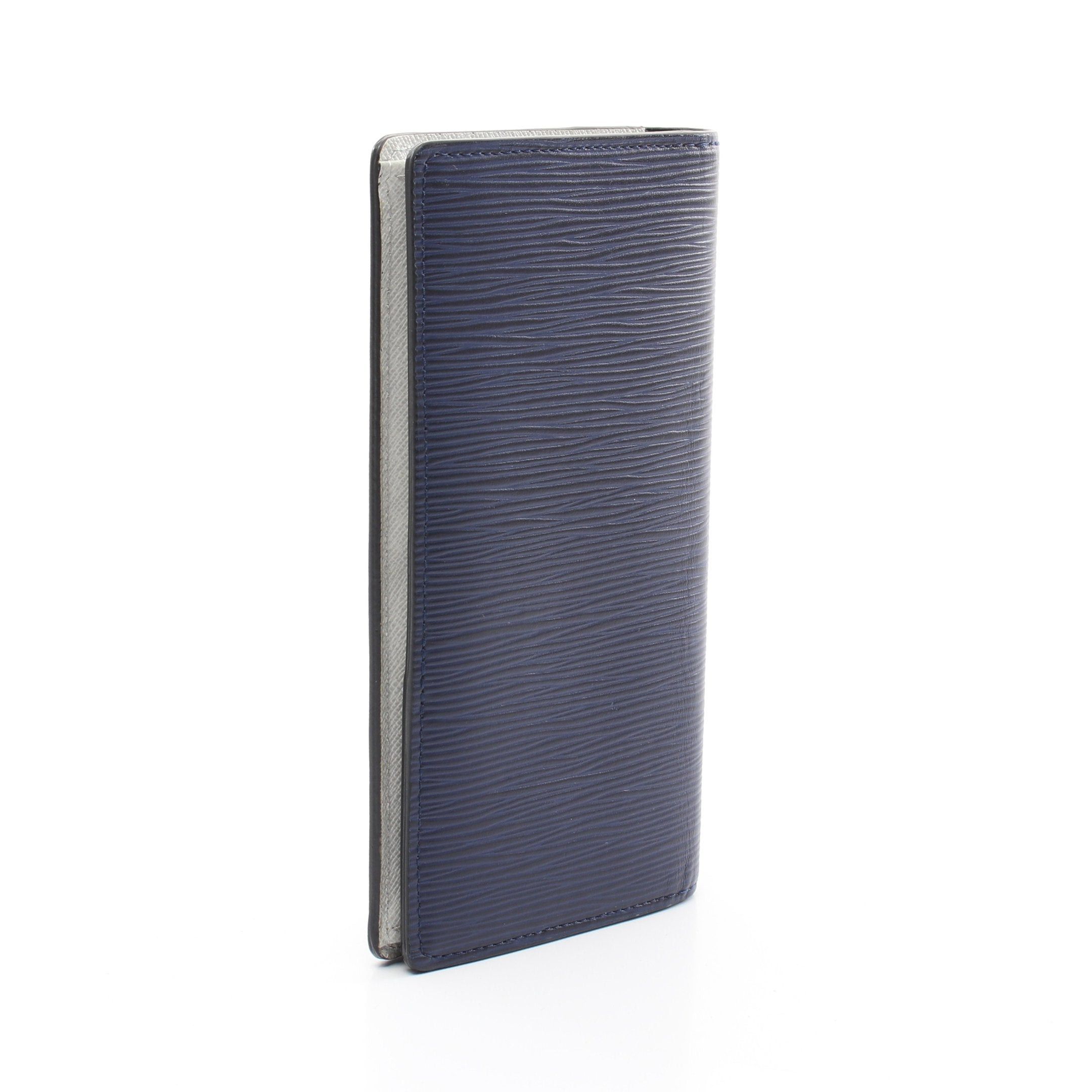 Louis Vuitton Louis Vuitton Portefeuil Brother Epi Monogram Eclipse Bi-Fold Long Wallet Leather Navy Light Gray Black Size ONE SIZE - 2 Thumbnail