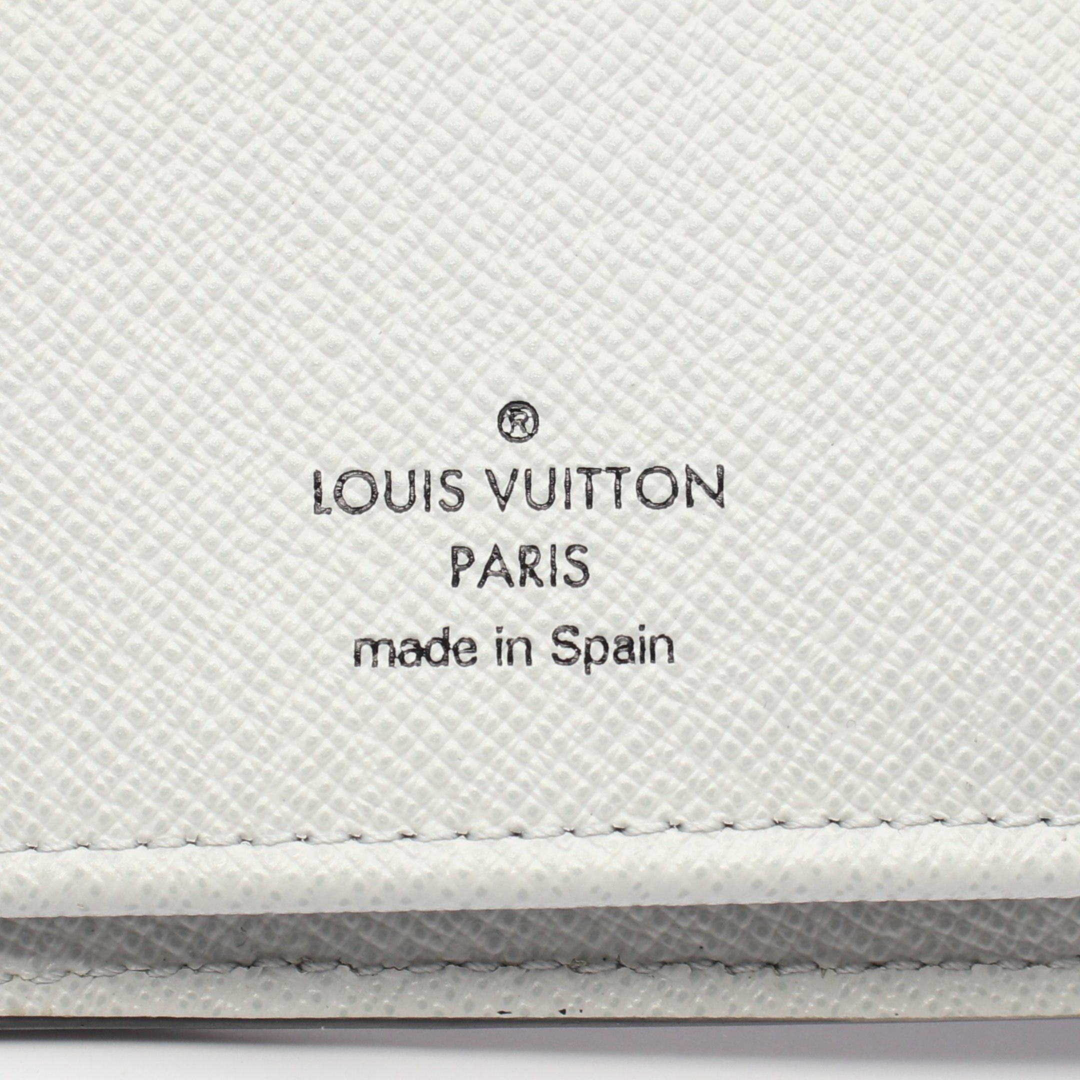 Louis Vuitton Louis Vuitton Portefeuil Brother Epi Monogram Eclipse Bi-Fold Long Wallet Leather Navy Light Gray Black Size ONE SIZE - 4 Thumbnail