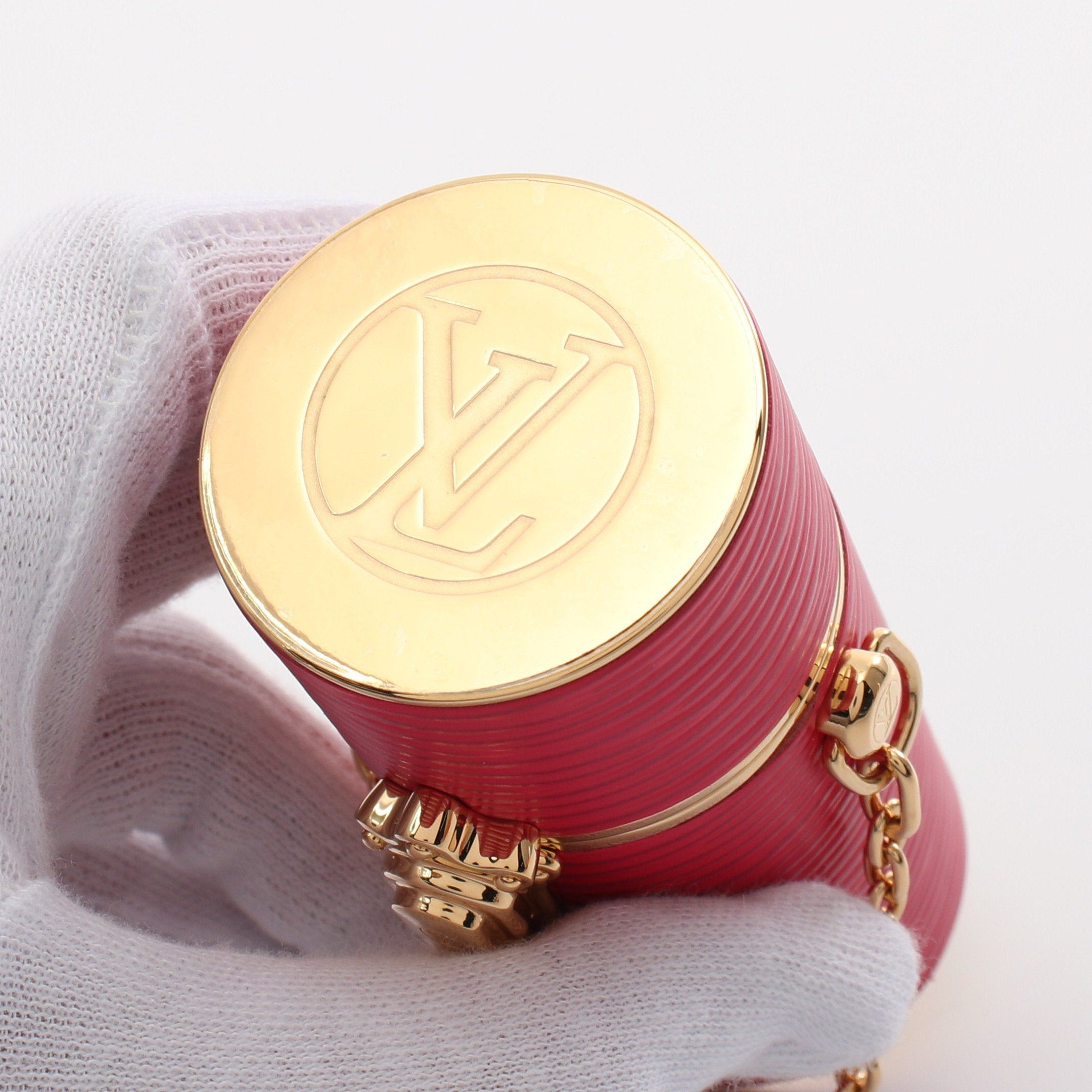 Louis Vuitton Louis Vuitton Lipstick Case Epi Accessory Leather Pink Gold With Chain Strap Size ONE SIZE - 6 Thumbnail