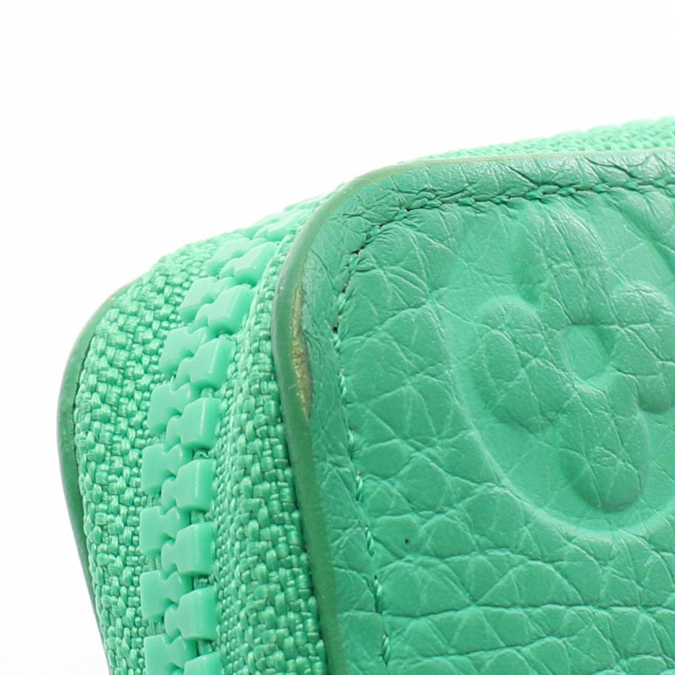 Louis Vuitton Louis Vuitton Zippy Wallet Vertical Monogram Veil Cloak Round Zipper Long Taurillon Leather Green Size ONE SIZE - 8 Thumbnail