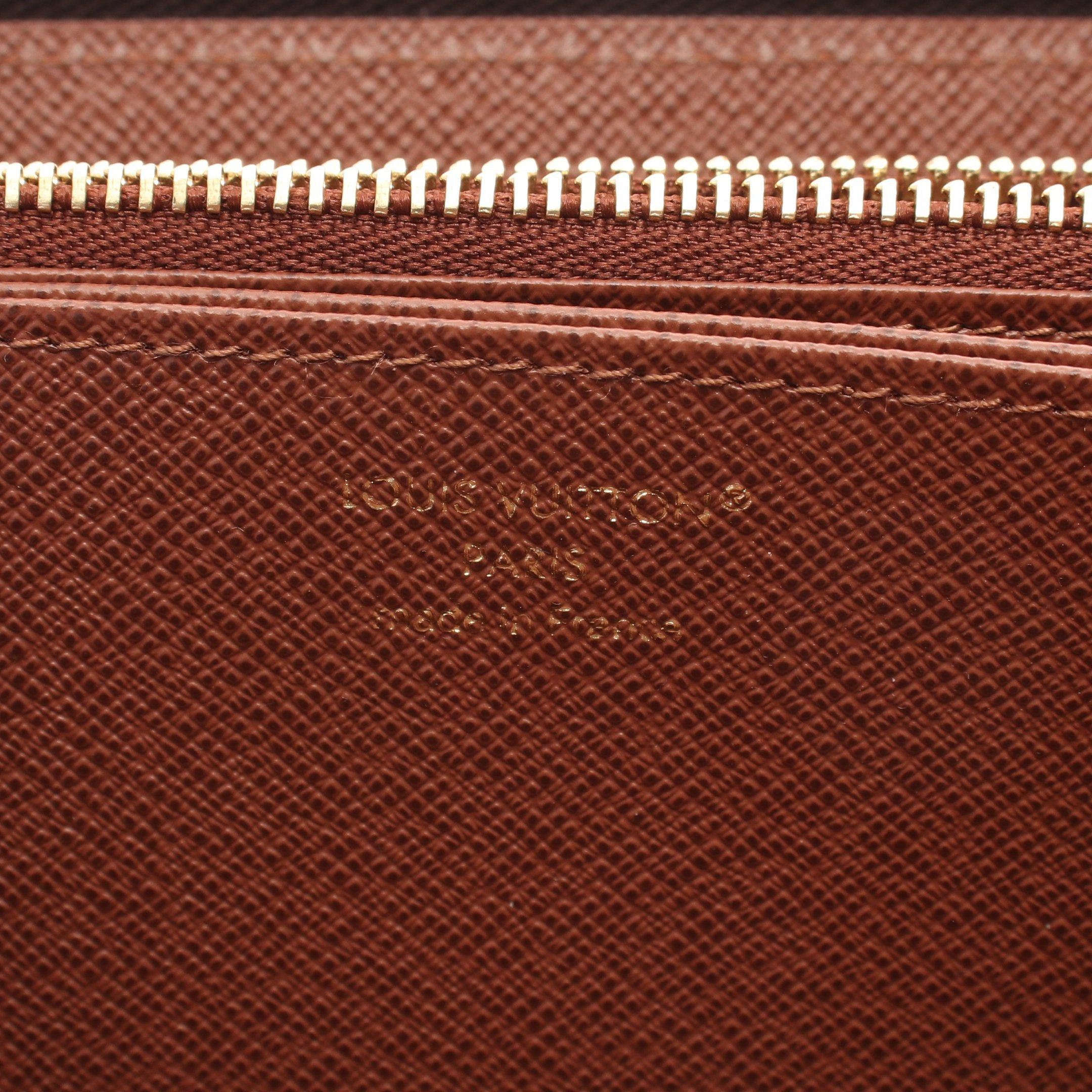 Louis Vuitton Louis Vuitton Zippy Wallet Monogram Round Zipper Long Brown Size ONE SIZE - 4 Thumbnail