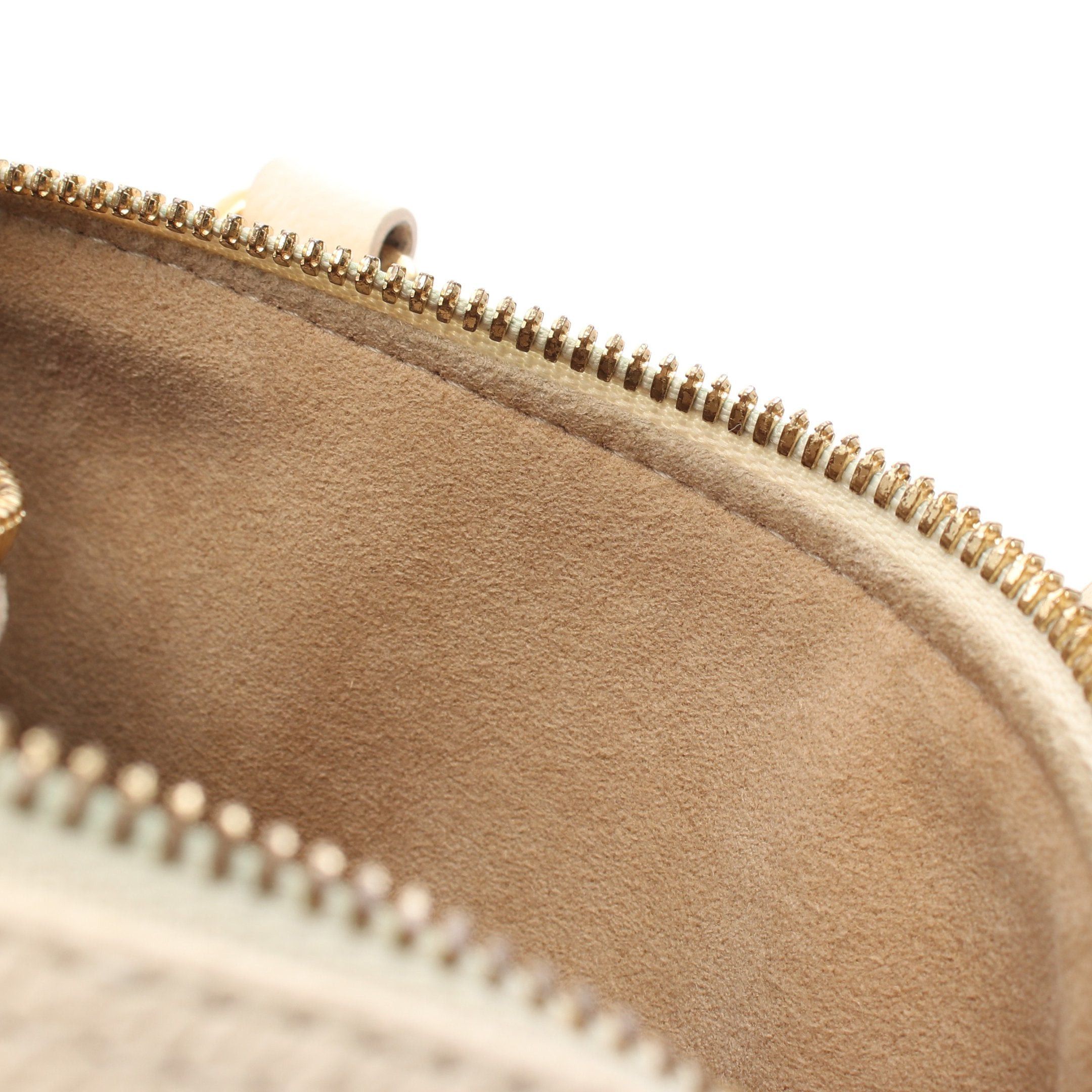 Louis Vuitton Louis Vuitton Papillon Bb Monogram Empreinte Claim Handbag Leather Ivory Size ONE SIZE - 5 Thumbnail