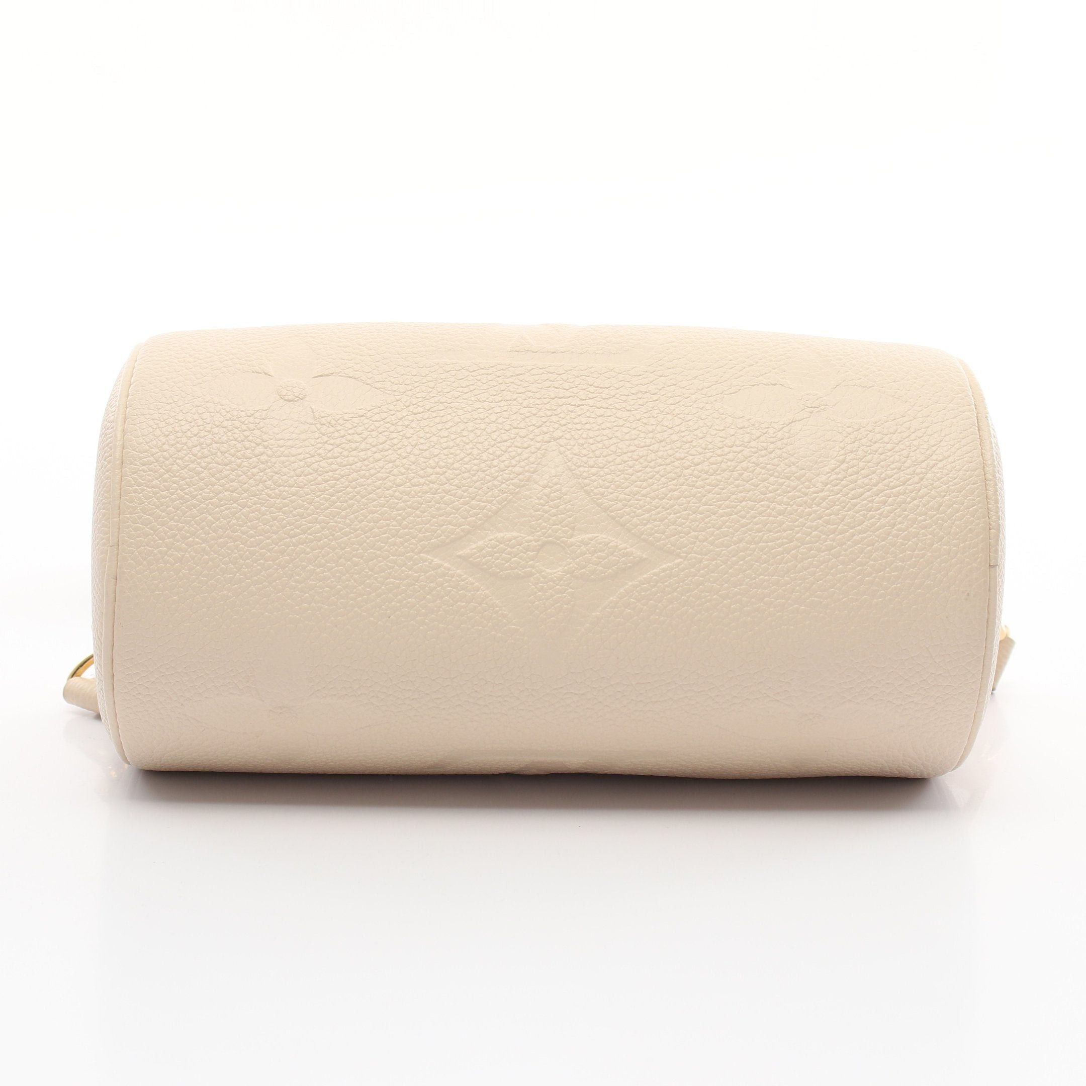 Louis Vuitton Louis Vuitton Papillon Bb Monogram Empreinte Claim Handbag Leather Ivory Size ONE SIZE - 10 Thumbnail