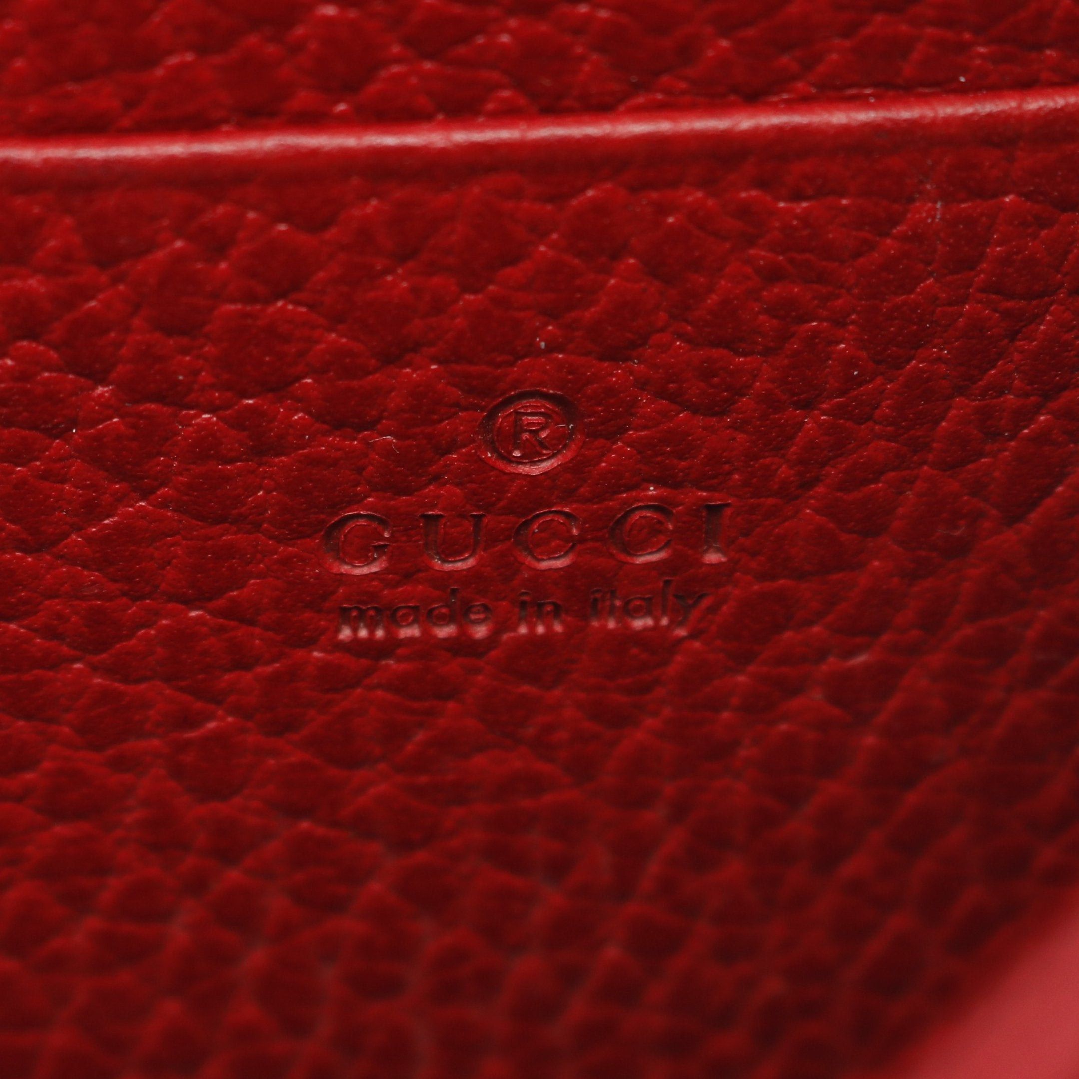 Gucci Gucci Dionysus Chain Wallet Leather Red Size ONE SIZE - 4 Thumbnail