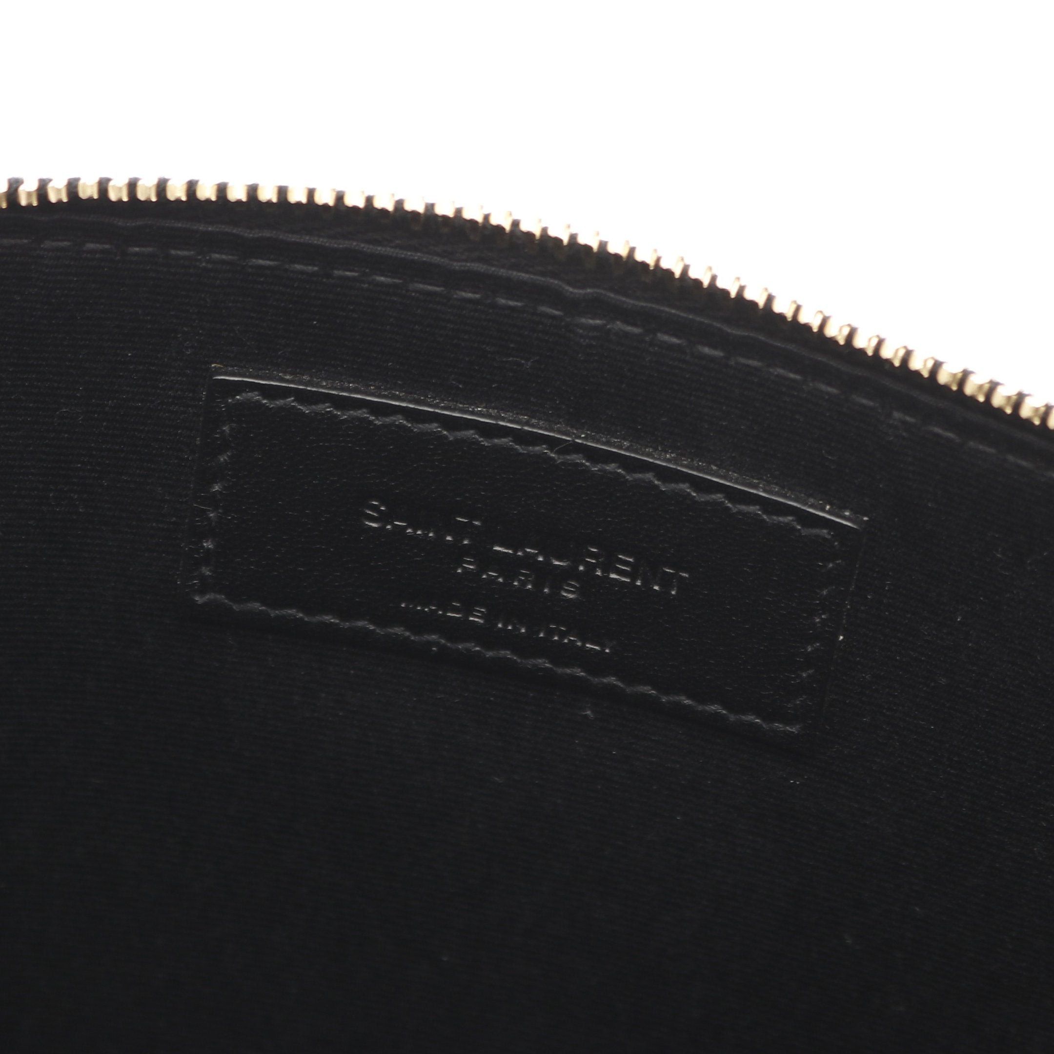 Yves Saint Laurent Yves Saint Laurent Clutch Bag Leather Black Size ONE SIZE - 4 Thumbnail