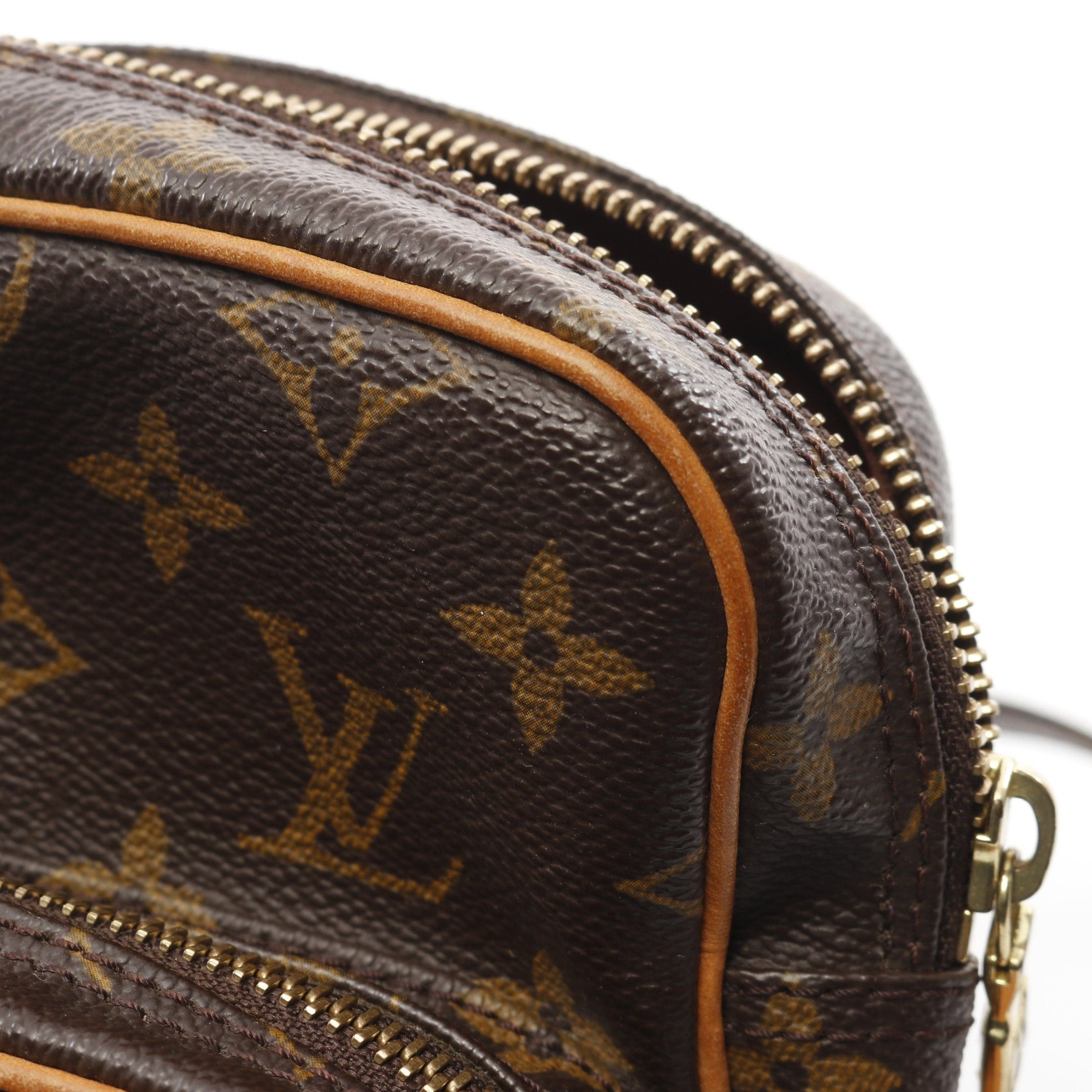 Louis Vuitton Louis Vuitton Amazon Monogram Shoulder Bag Leather Brown Size ONE SIZE - 10 Thumbnail