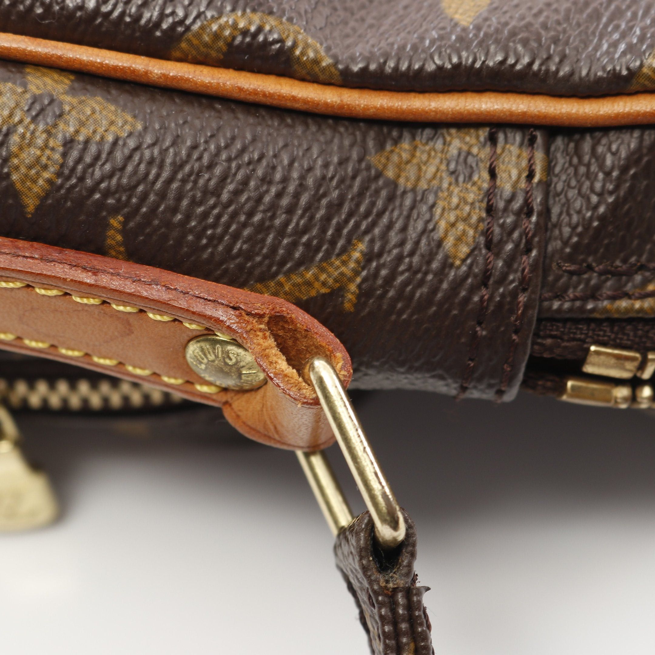 Louis Vuitton Louis Vuitton Amazon Monogram Shoulder Bag Leather Brown Size ONE SIZE - 7 Thumbnail