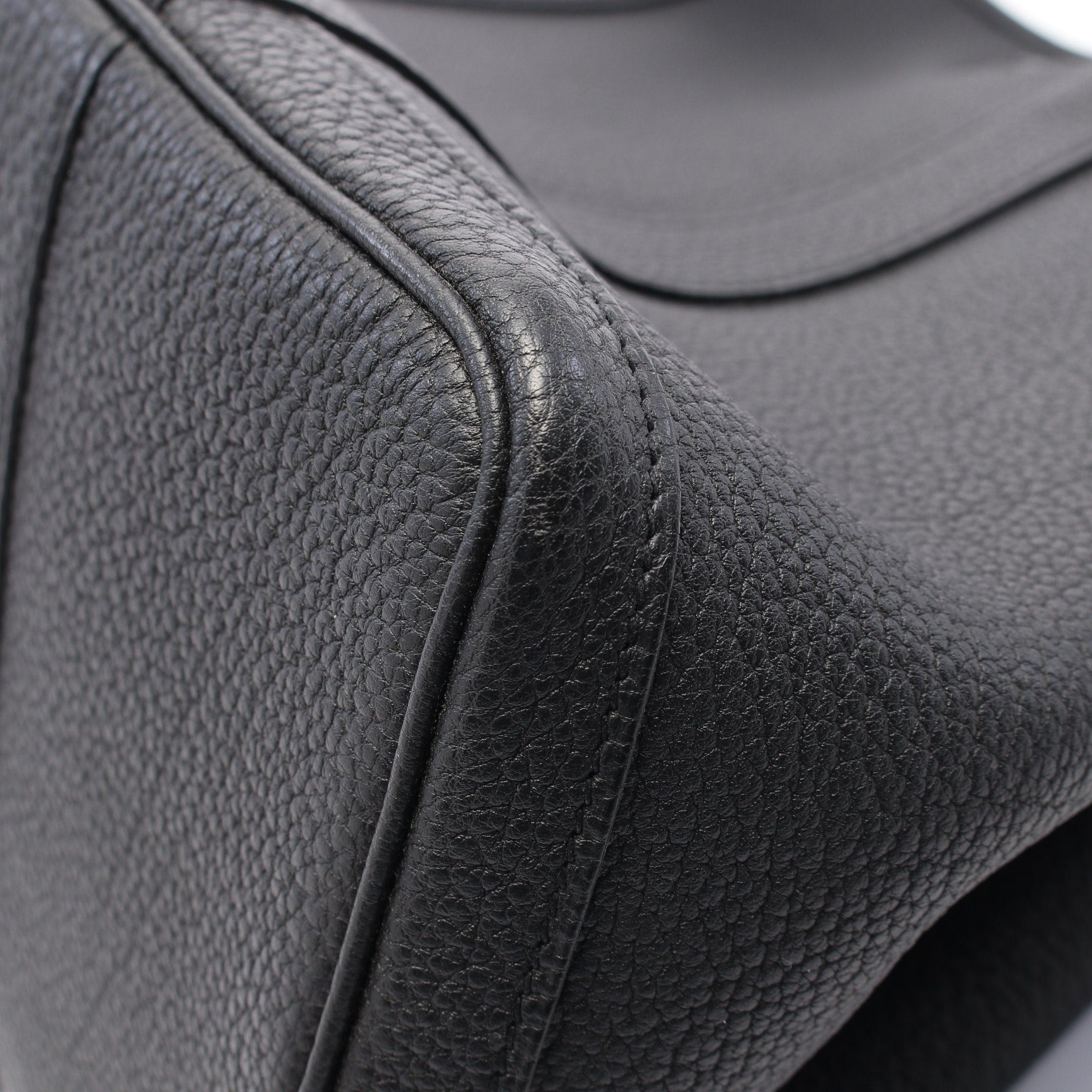 Hermes Hermes Garden Party Pm Handbag Tote Bag Negonda Leather Black Silver Hardware A Stamp Size ONE SIZE - 9 Thumbnail