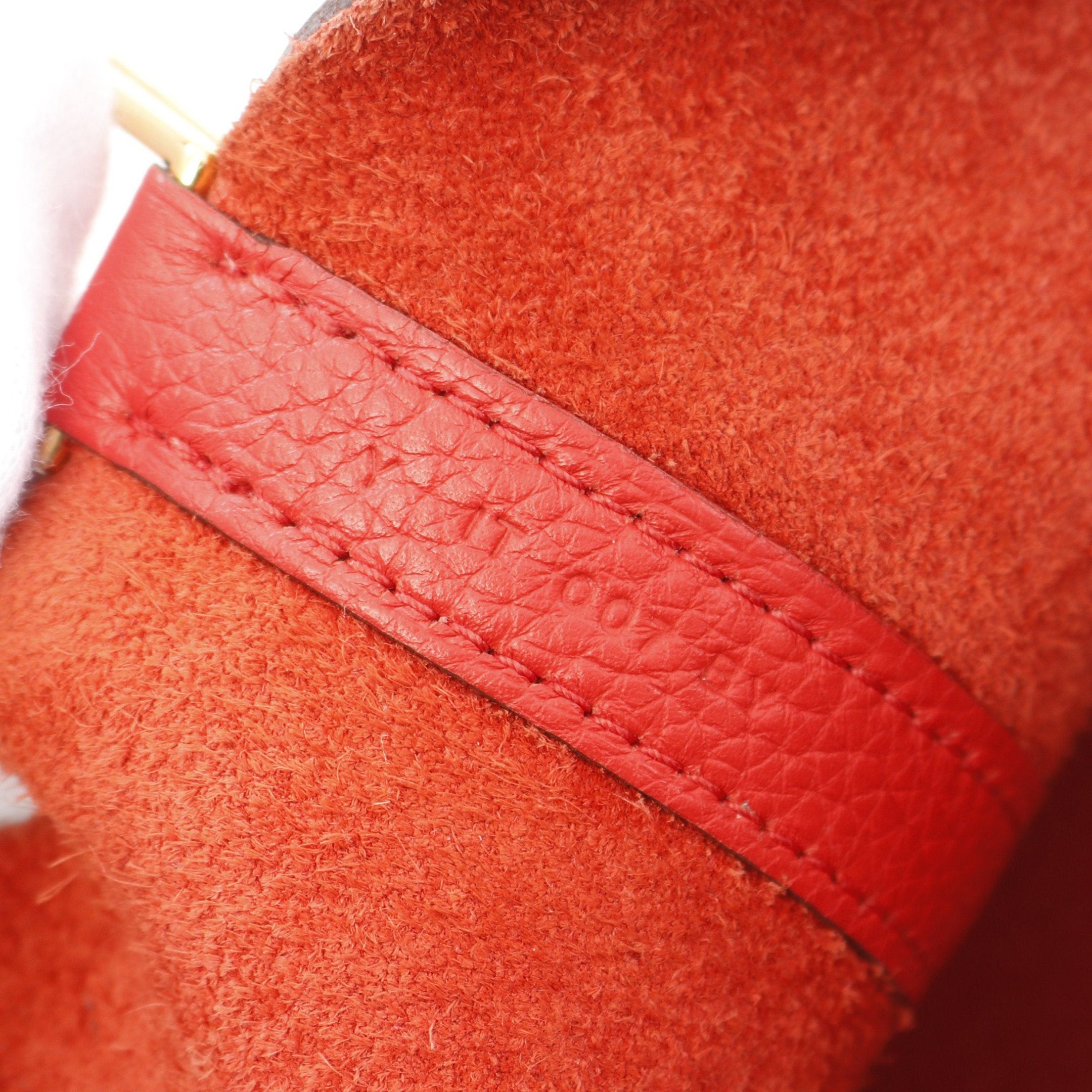Hermes Hermes Picotan Lock Pm Rouge Tomato Handbag Clemence Leather Red Gold Hardware Y Stamp Size ONE SIZE - 5 Thumbnail