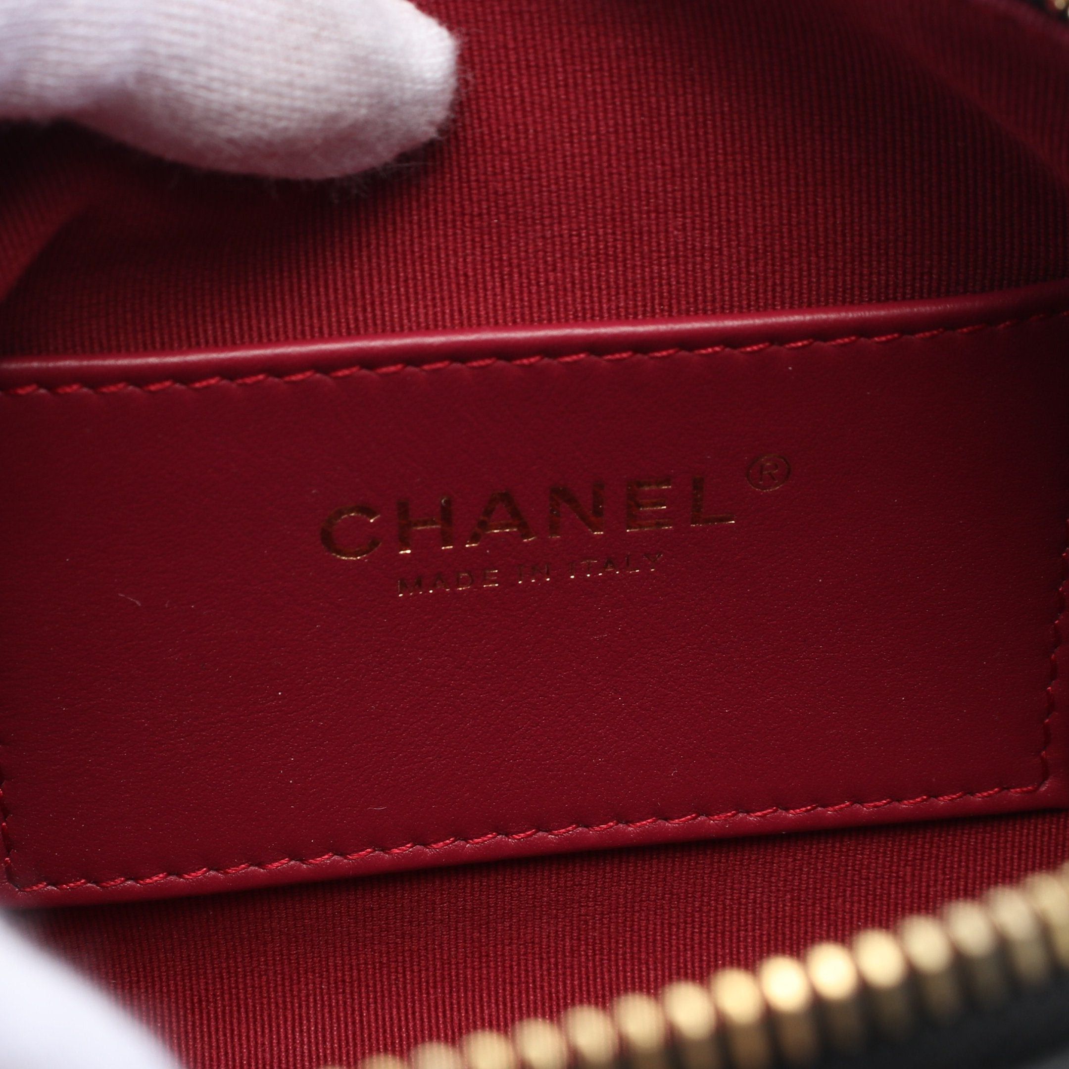 Chanel Chanel Mini Bowling Bag Matelasse Chain Shoulder Leather Black Gold Hardware Size ONE SIZE - 4 Thumbnail