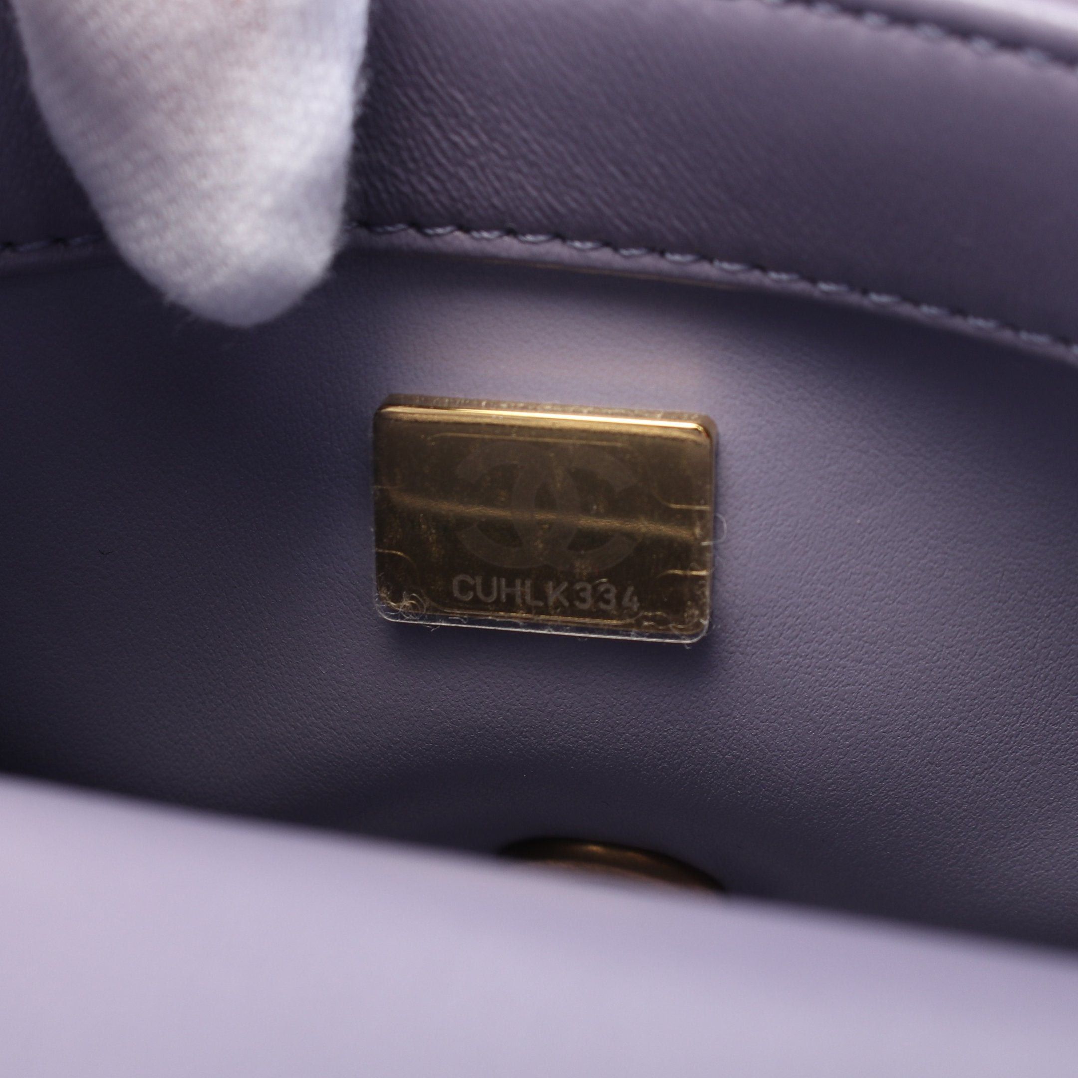 Chanel Chanel Matelasse Mini Flap Bag Chain Shoulder Leather Light Purple Gold Hardware Size ONE SIZE - 5 Thumbnail