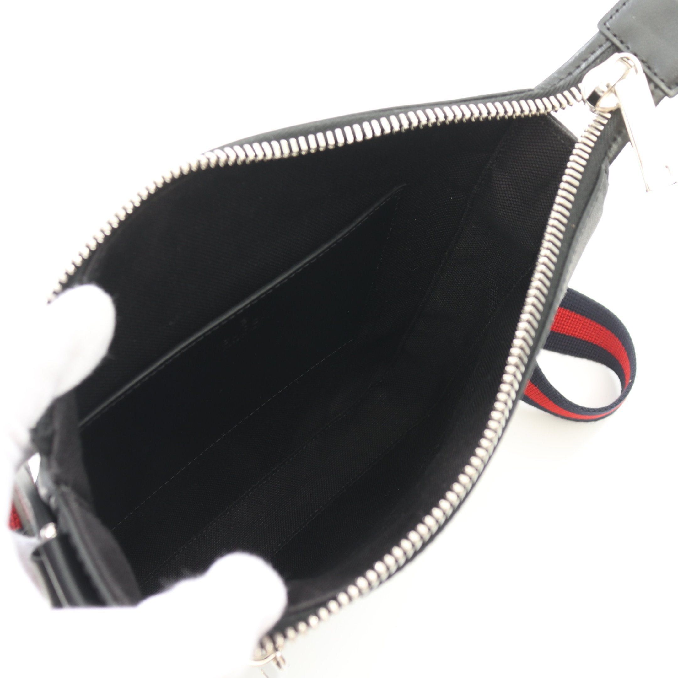 Gucci Gucci Gg Supreme Small Shoulder Bag Leather Black Size ONE SIZE - 3 Thumbnail
