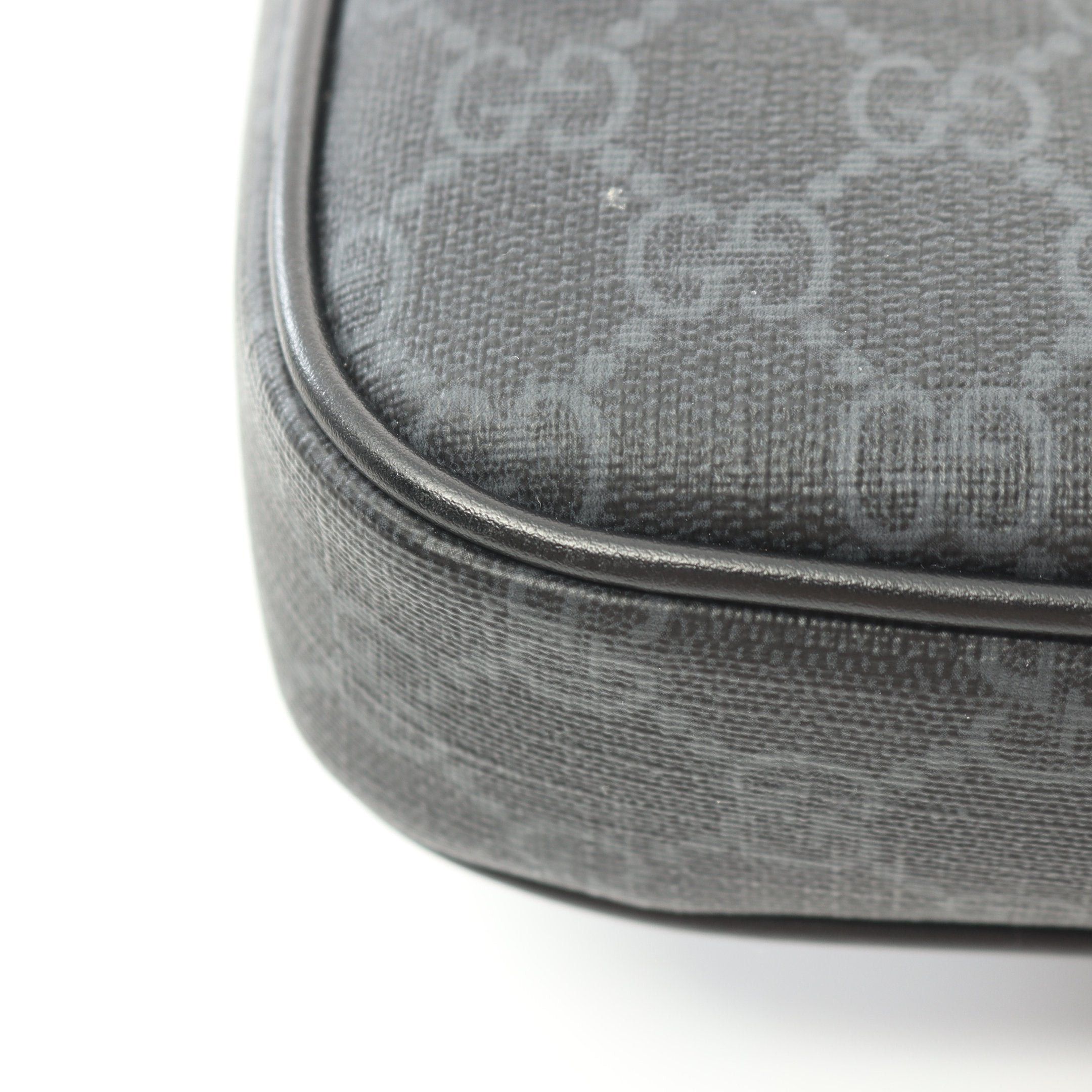Gucci Gucci Gg Supreme Small Shoulder Bag Leather Black Size ONE SIZE - 6 Thumbnail