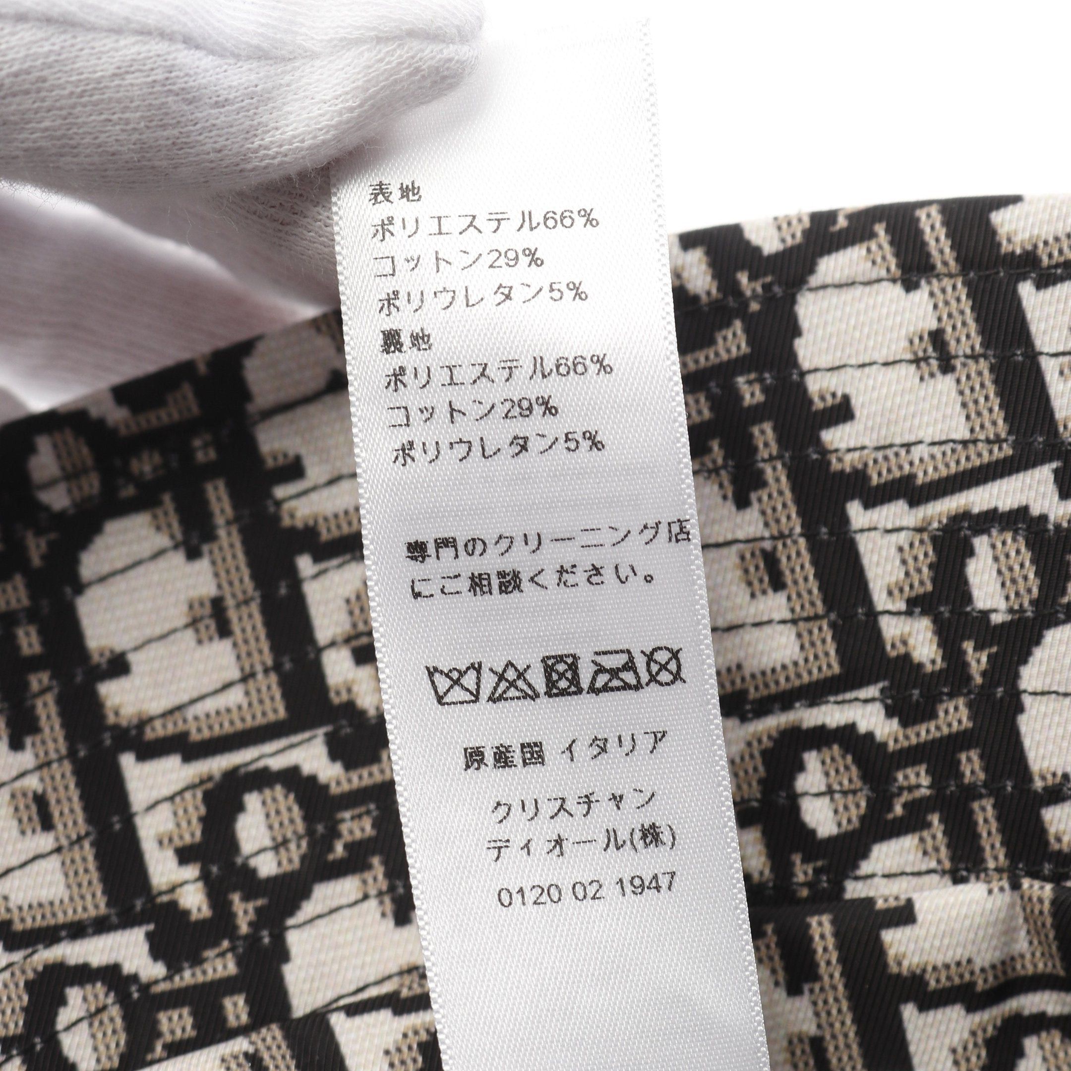 Dior Dior Bucket Hat Check Fabric Black White Reversible Size ONE SIZE - 5 Thumbnail