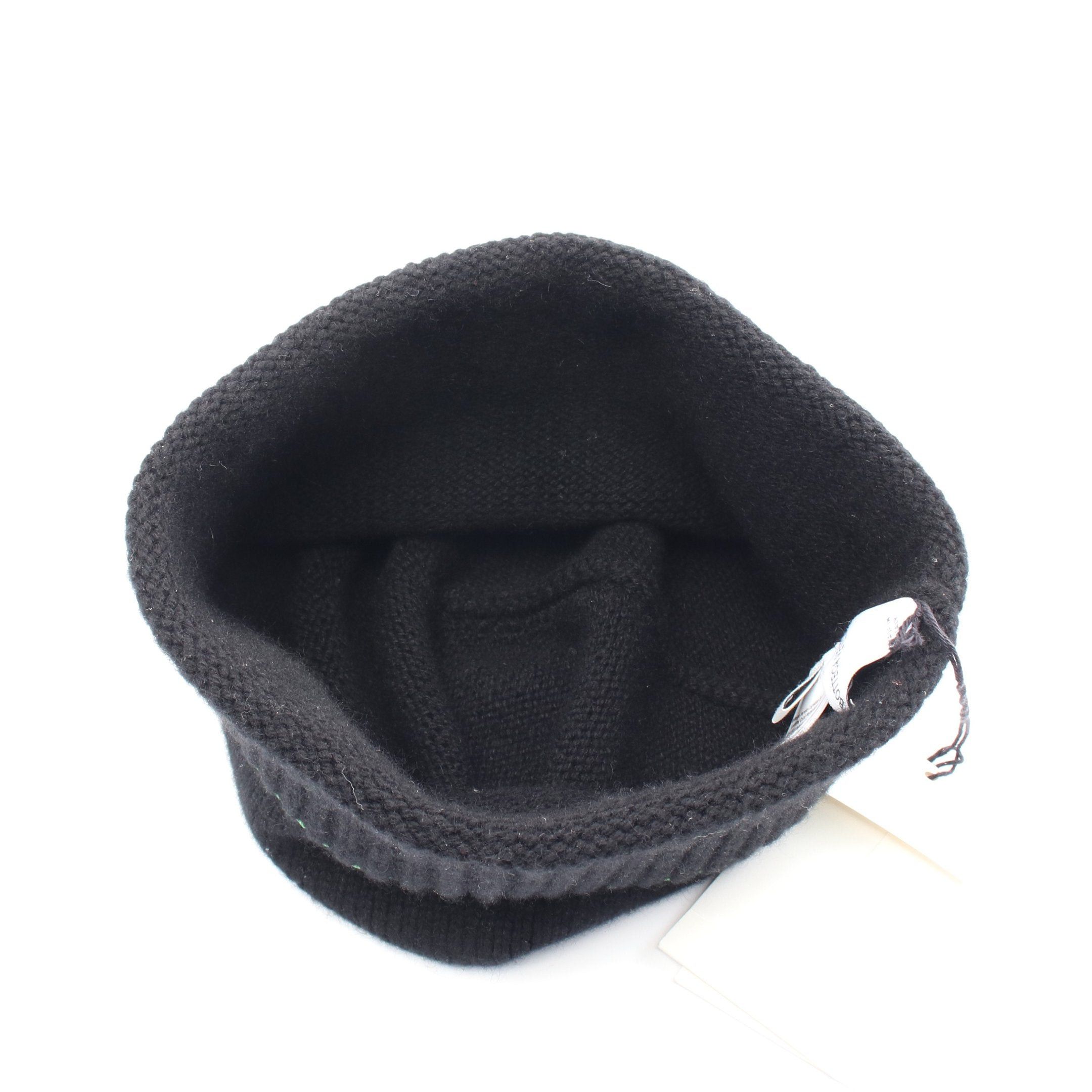 Bottega Veneta Bottega Veneta Knit Cap Beanie Wool Cashmere Black Light Green Size ONE SIZE - 3 Thumbnail
