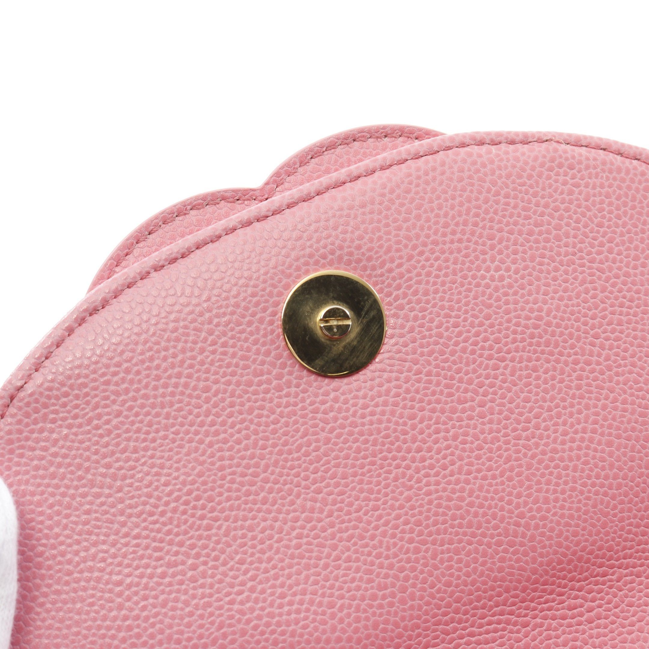 Chanel Chanel Matelasse Mini Messenger Chain Shoulder Bag Caviar Skin Pink Gold Hardware Size ONE SIZE - 6 Thumbnail