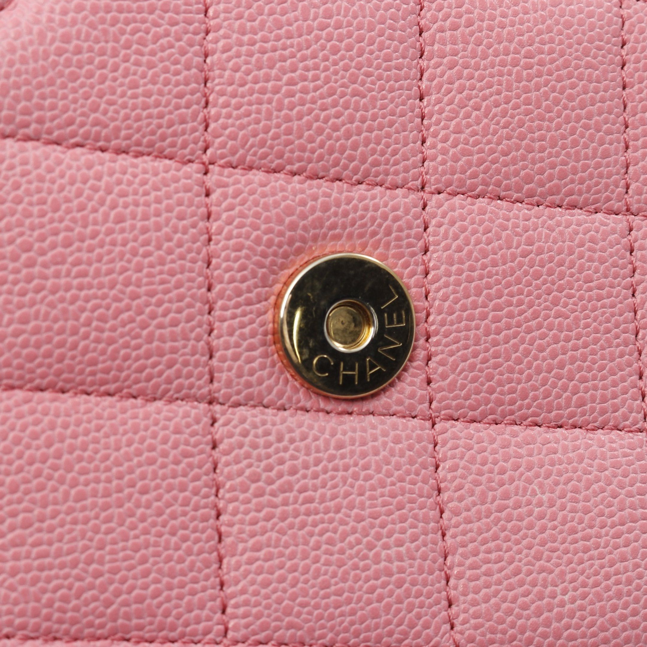 Chanel Chanel Matelasse Mini Messenger Chain Shoulder Bag Caviar Skin Pink Gold Hardware Size ONE SIZE - 7 Thumbnail