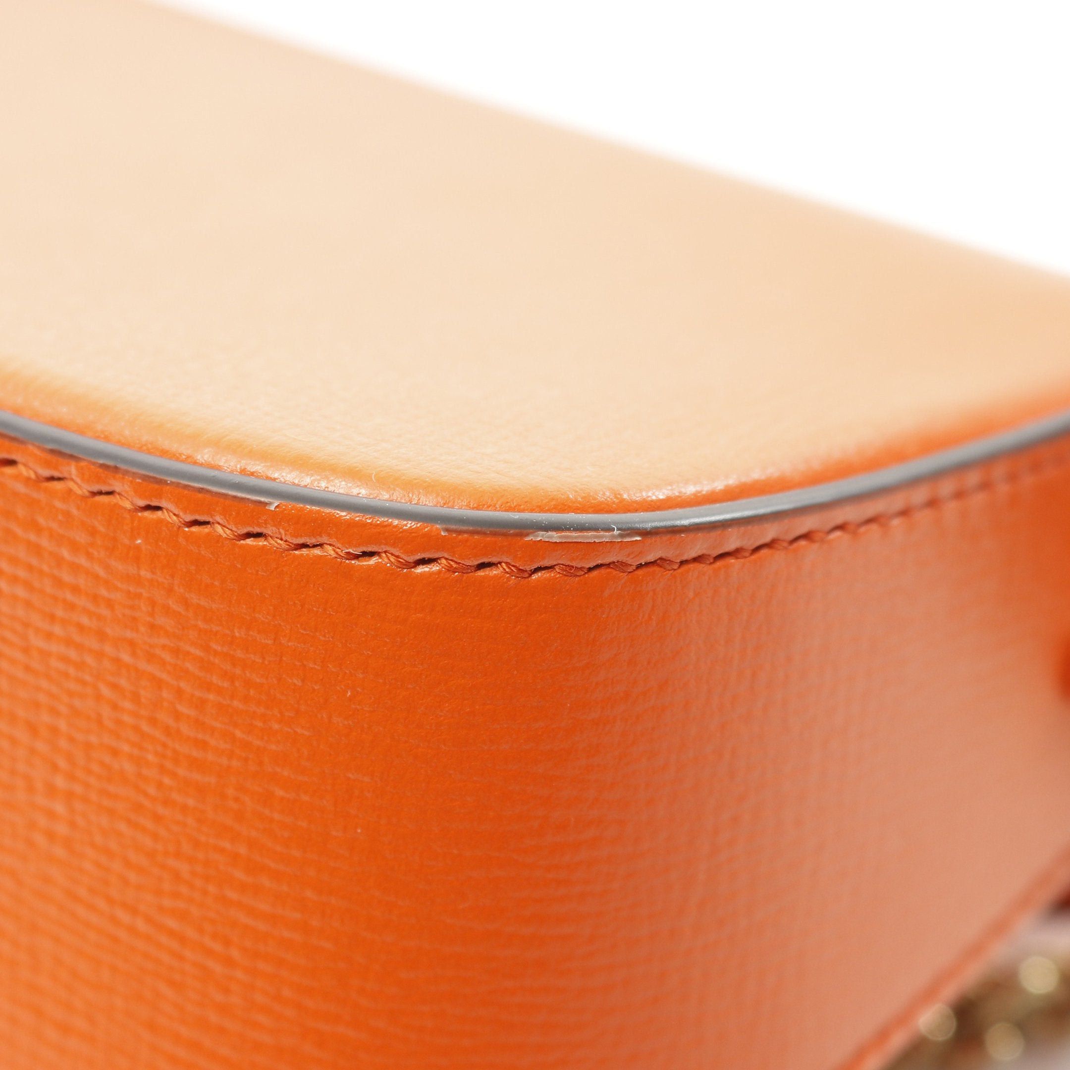 Gucci Gucci Mini Horsebit 1955 Shoulder Bag Leather Orange Size ONE SIZE - 5 Thumbnail
