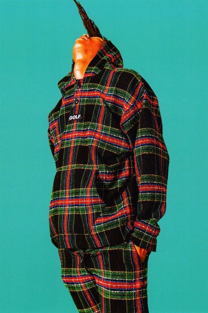 Golf plaid hoodie hotsell