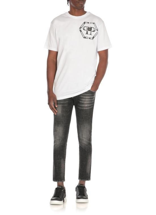 Philipp Plein PHILIPP PLEIN Men T-Shirts PAECMTK8122 PJY002N01 White Size US XL / EU 56 / 4 - 5 Thumbnail